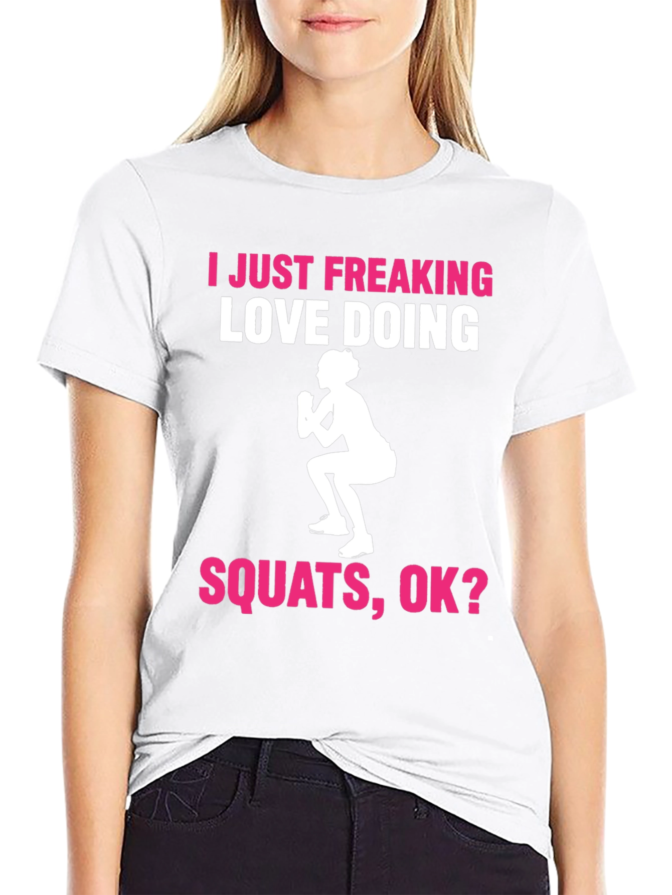 I Love Squats T-Shirt - Gym Workout Tee