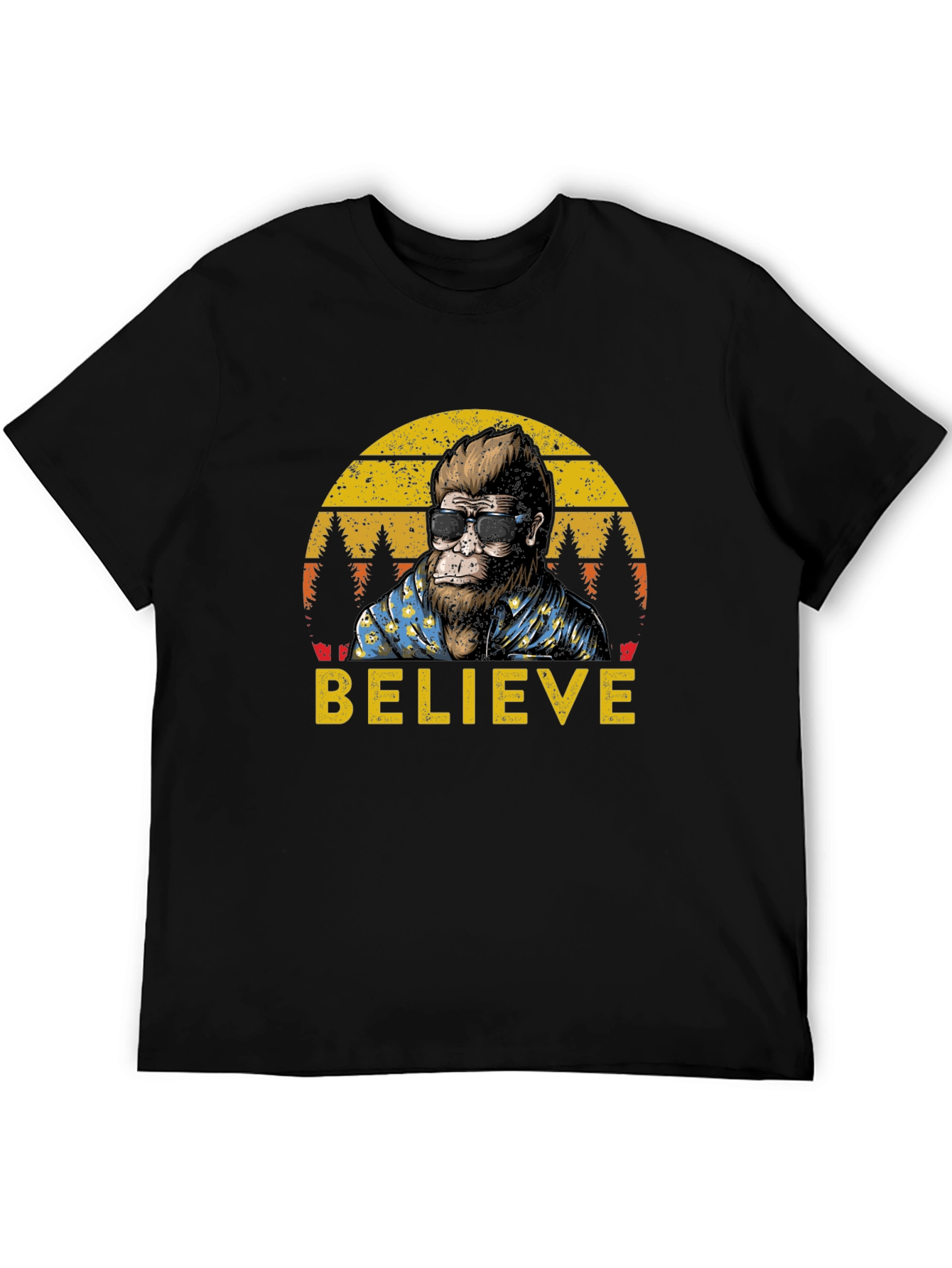 Believe Bigfoot T-Shirt - Funny Cryptozoology Tee