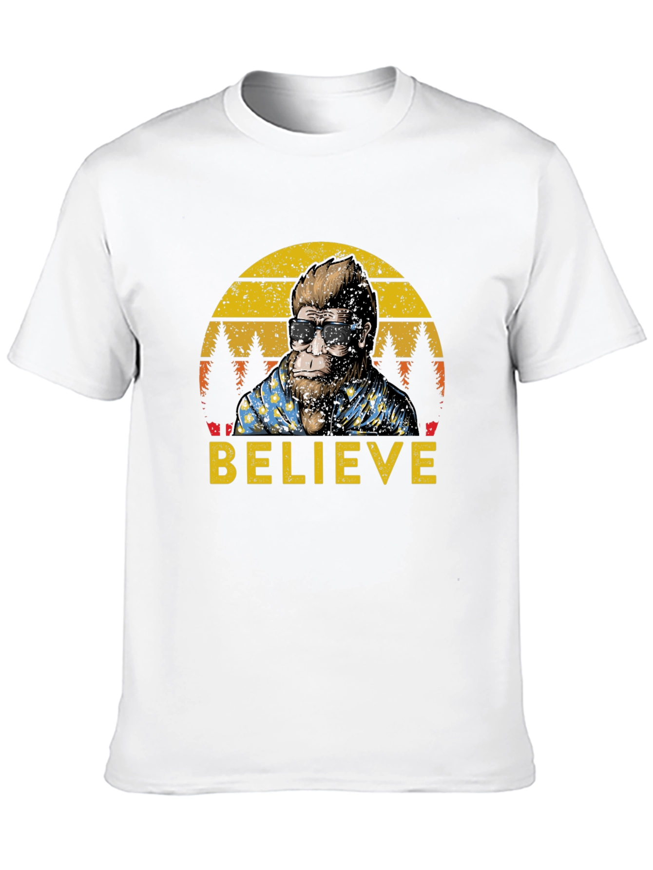 Believe Bigfoot T-Shirt - Funny Cryptozoology Tee