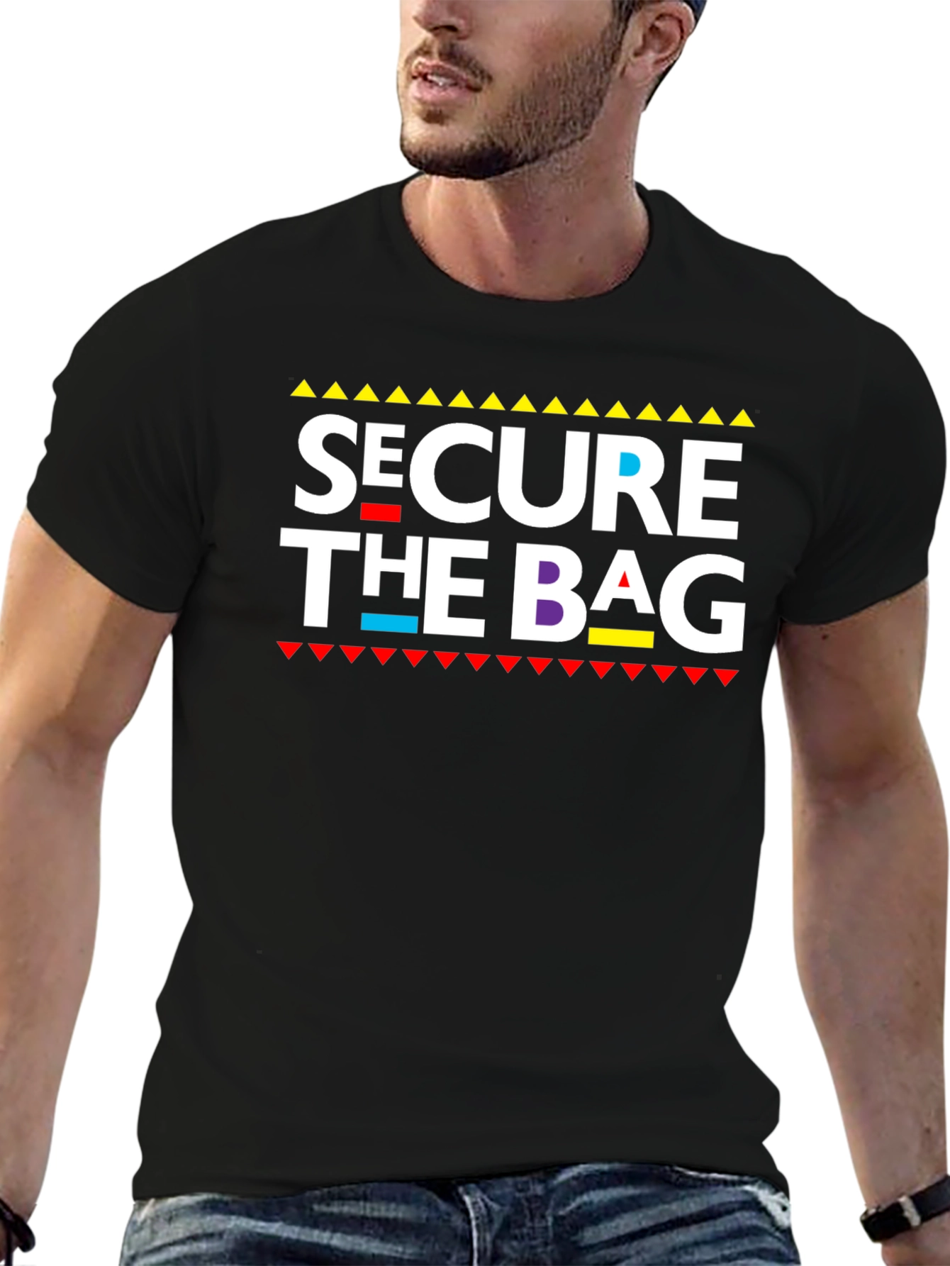 Secure the Bag Graphic Tee - Black