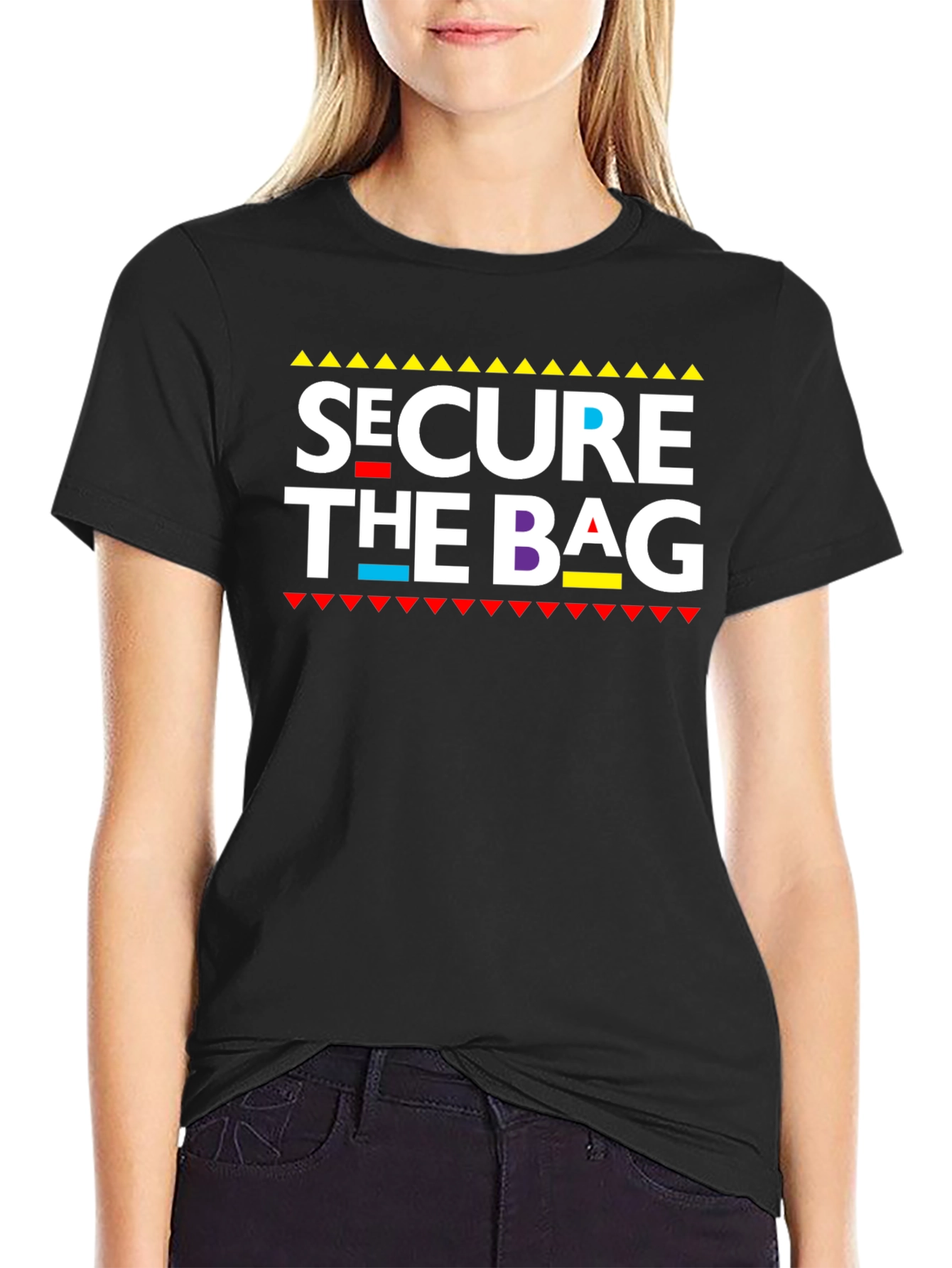 Secure the Bag Graphic Tee - Black