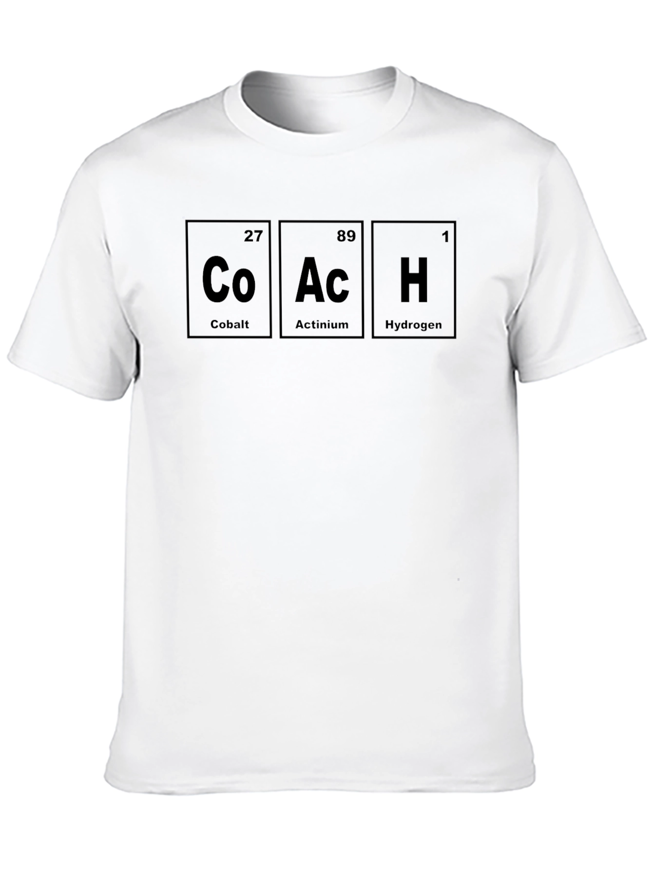 Coach Periodic Table Element T-Shirt - Fun Gift