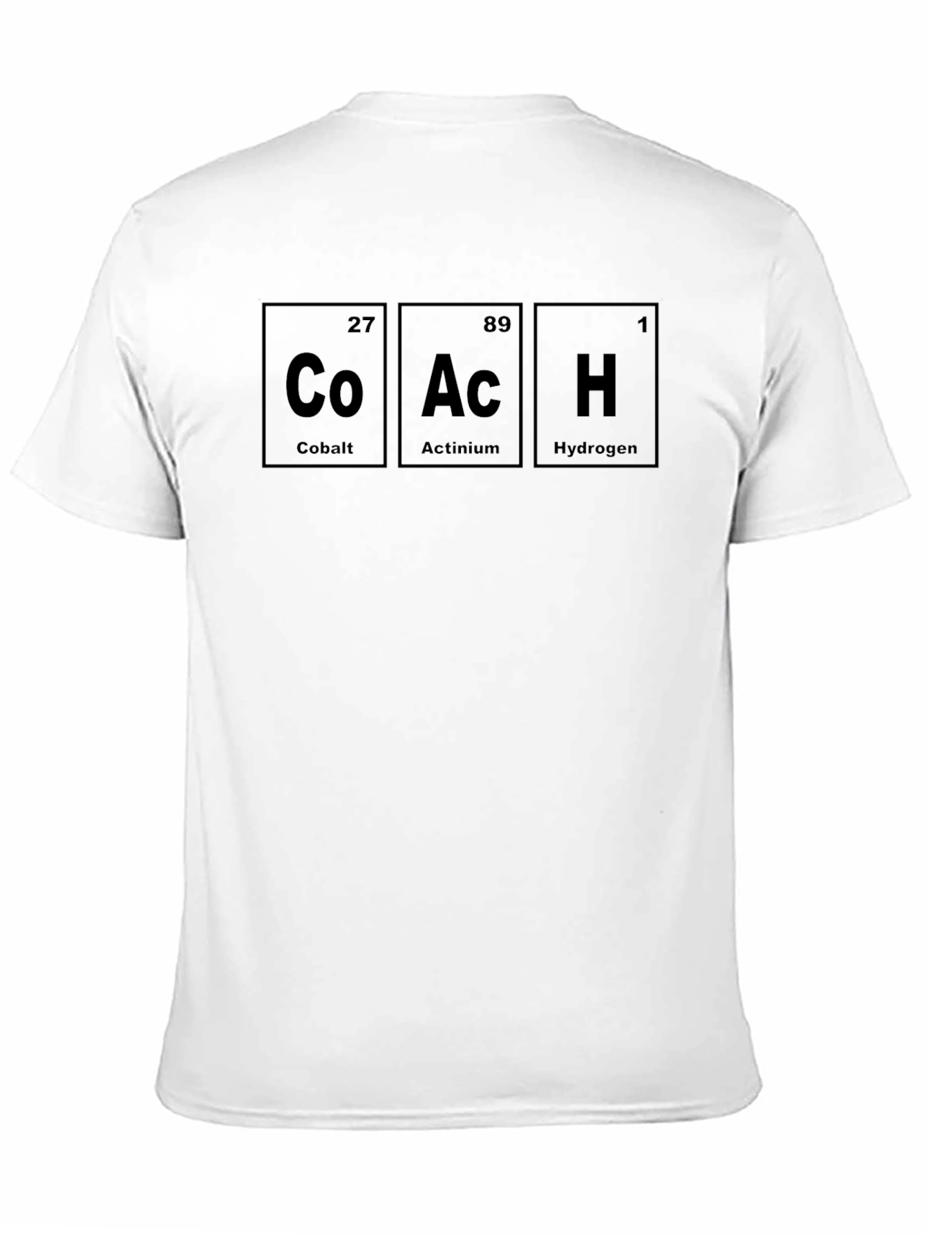Coach Periodic Table Element T-Shirt - Fun Gift