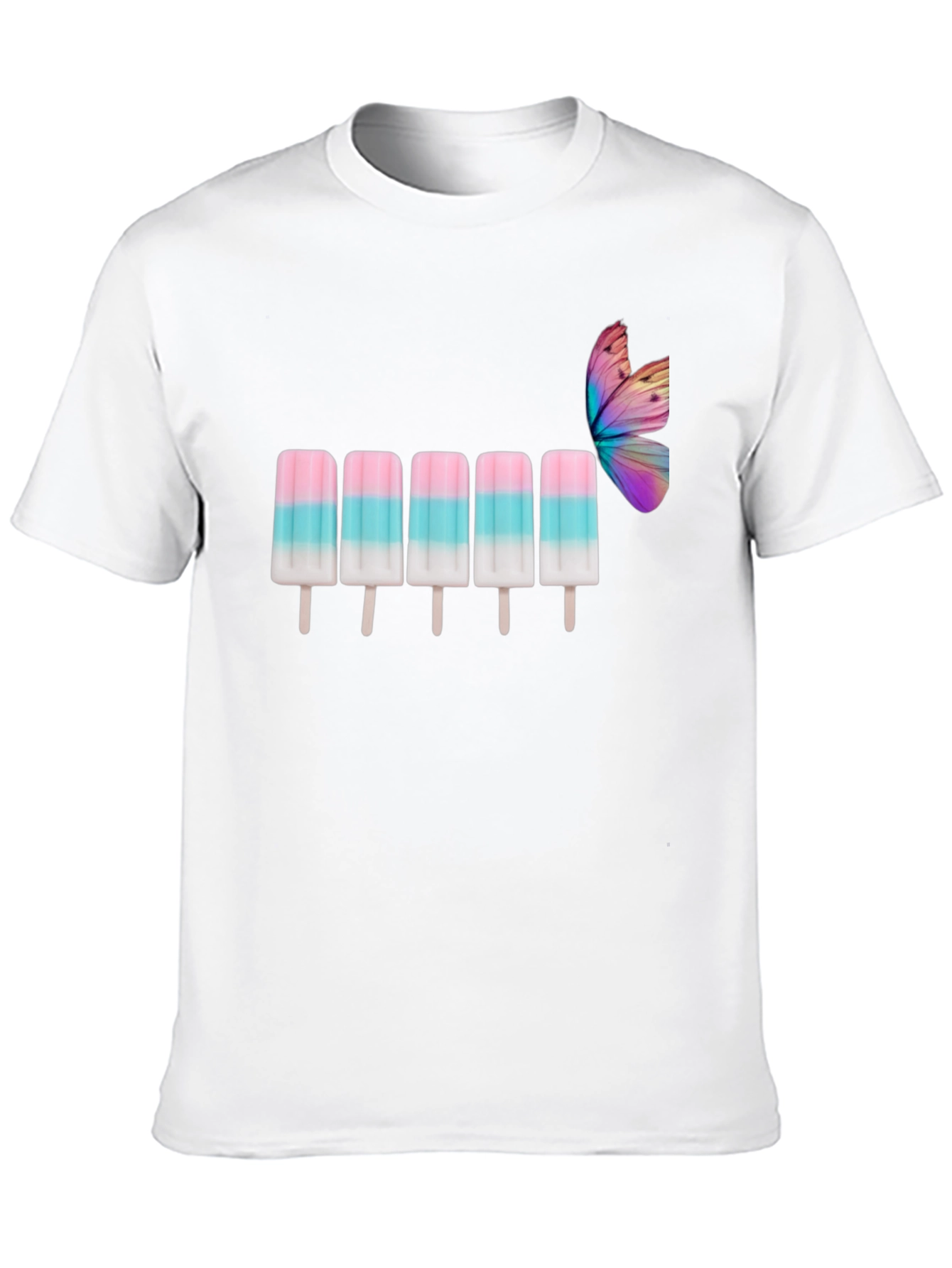 Summer Popsicle Graphic Tee - Unisex Black T-Shirt