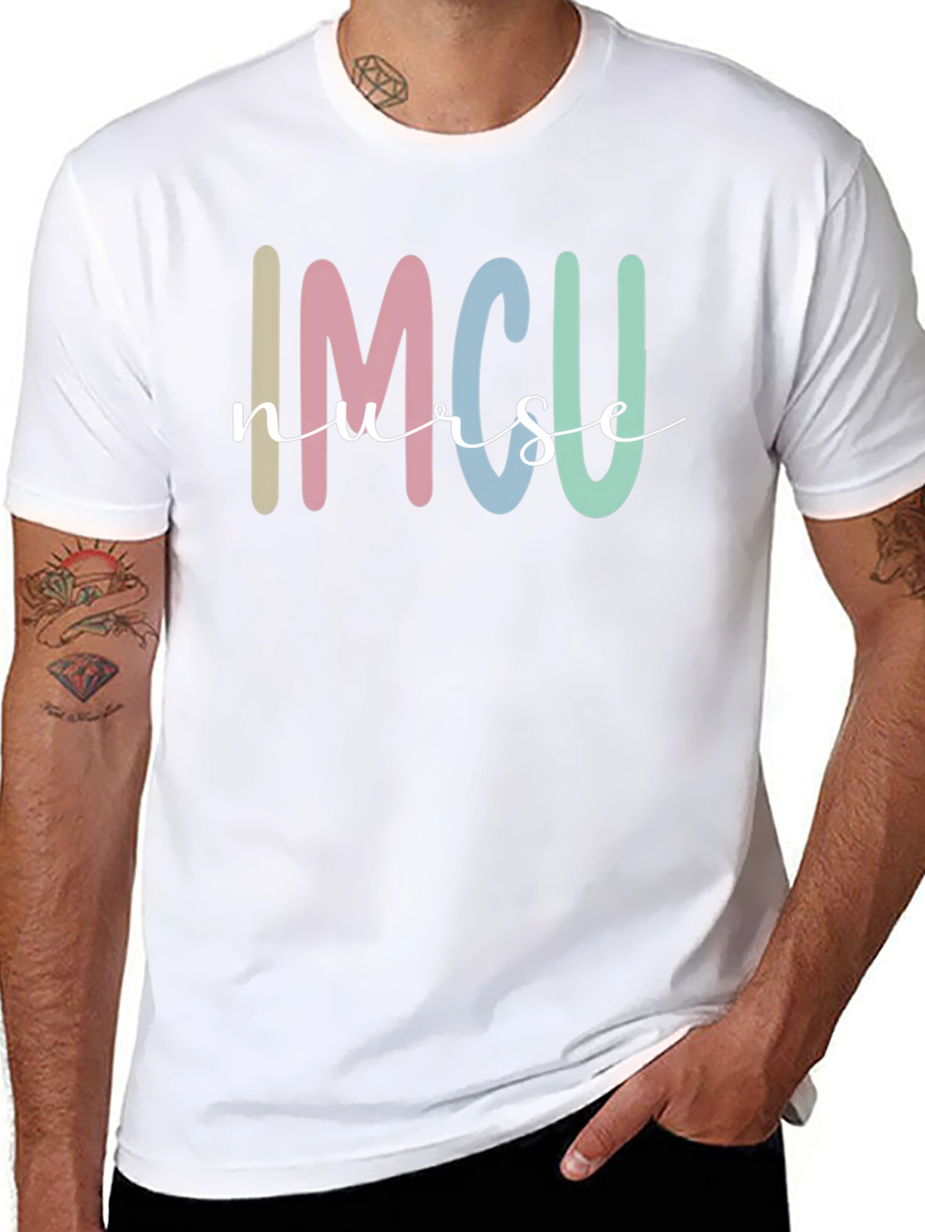 IMCU Nurse Graphic T-Shirt - Black