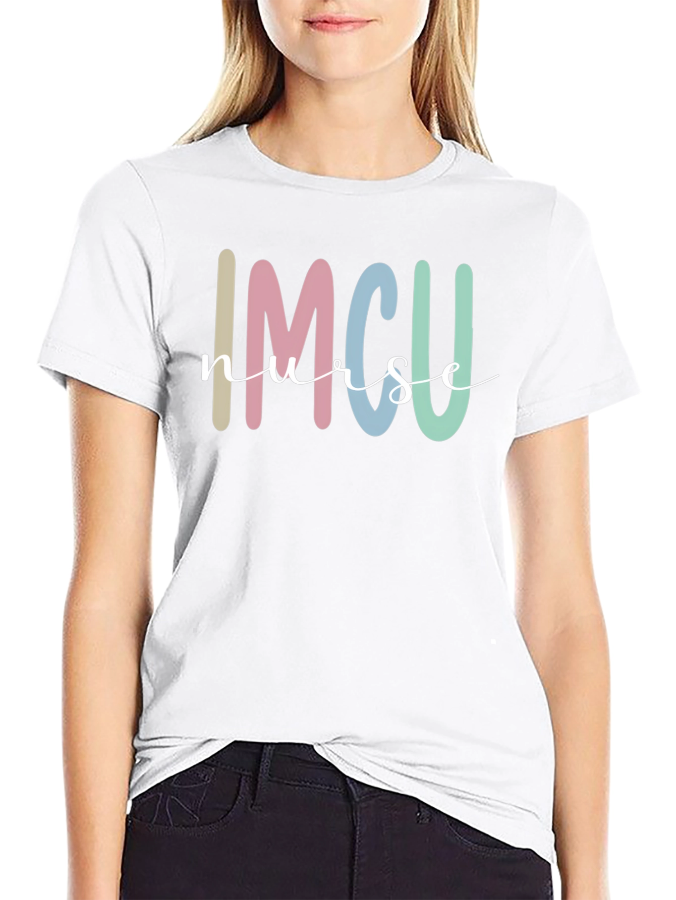 IMCU Nurse Graphic T-Shirt - Black