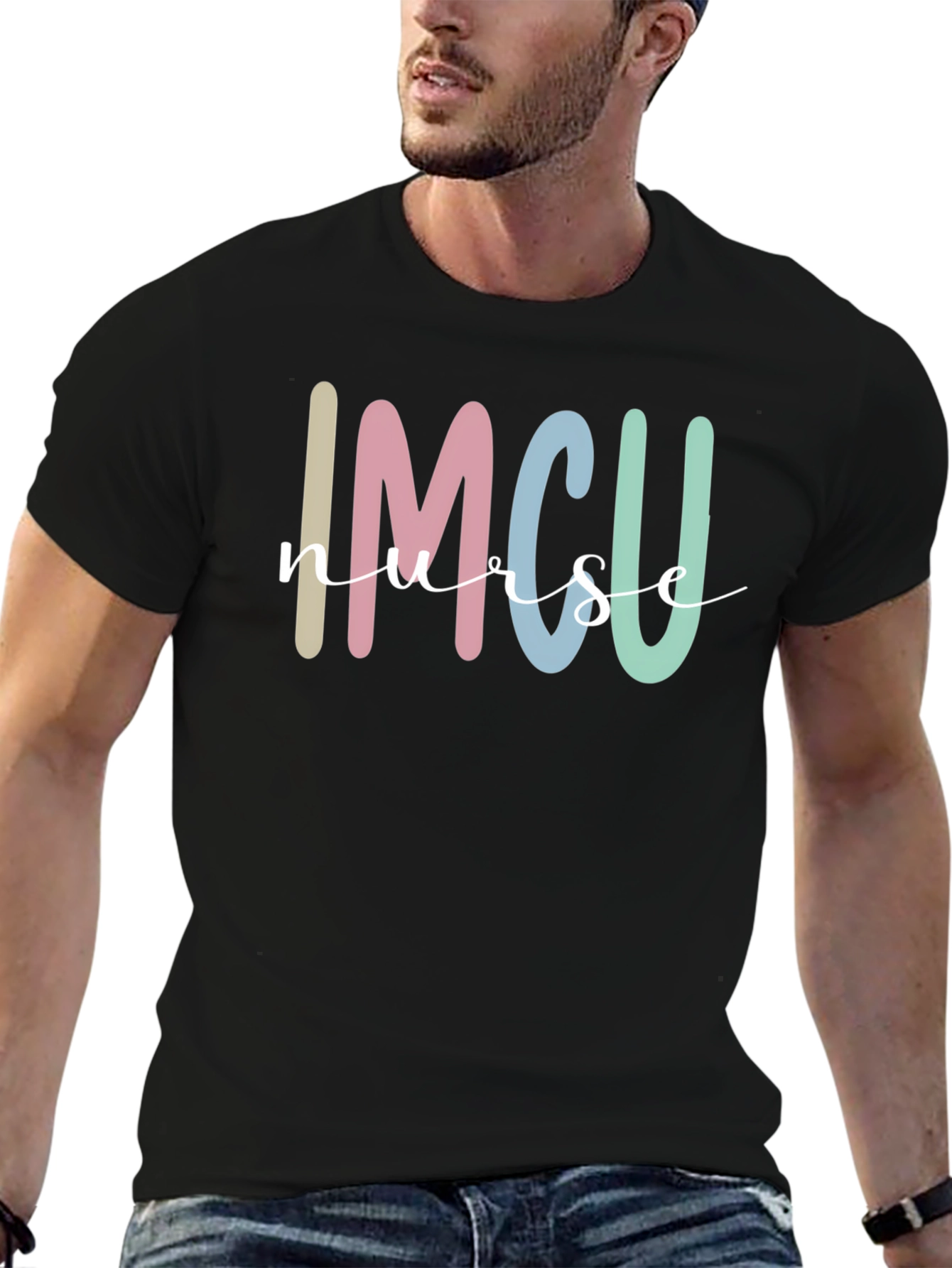 IMCU Nurse Graphic T-Shirt - Black