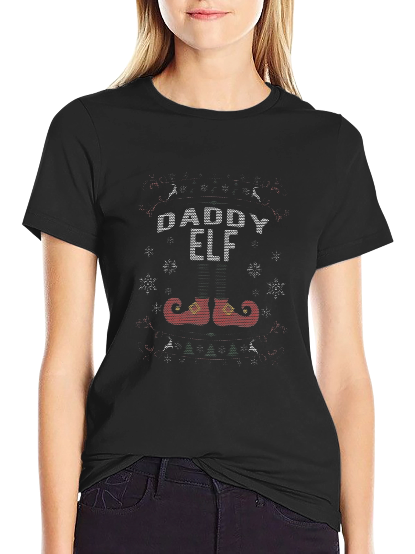 Daddy Elf Christmas T-Shirt