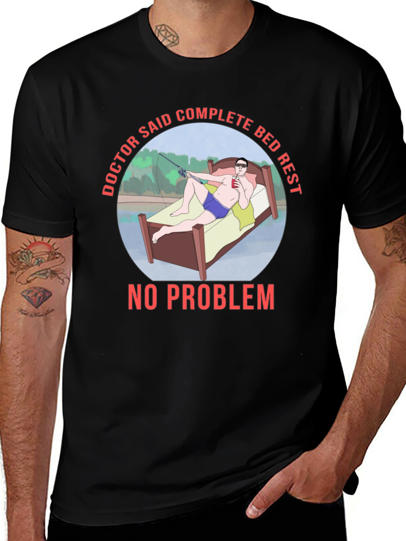 Doctor Said Bed Rest T-Shirt Funny Fishing Tee