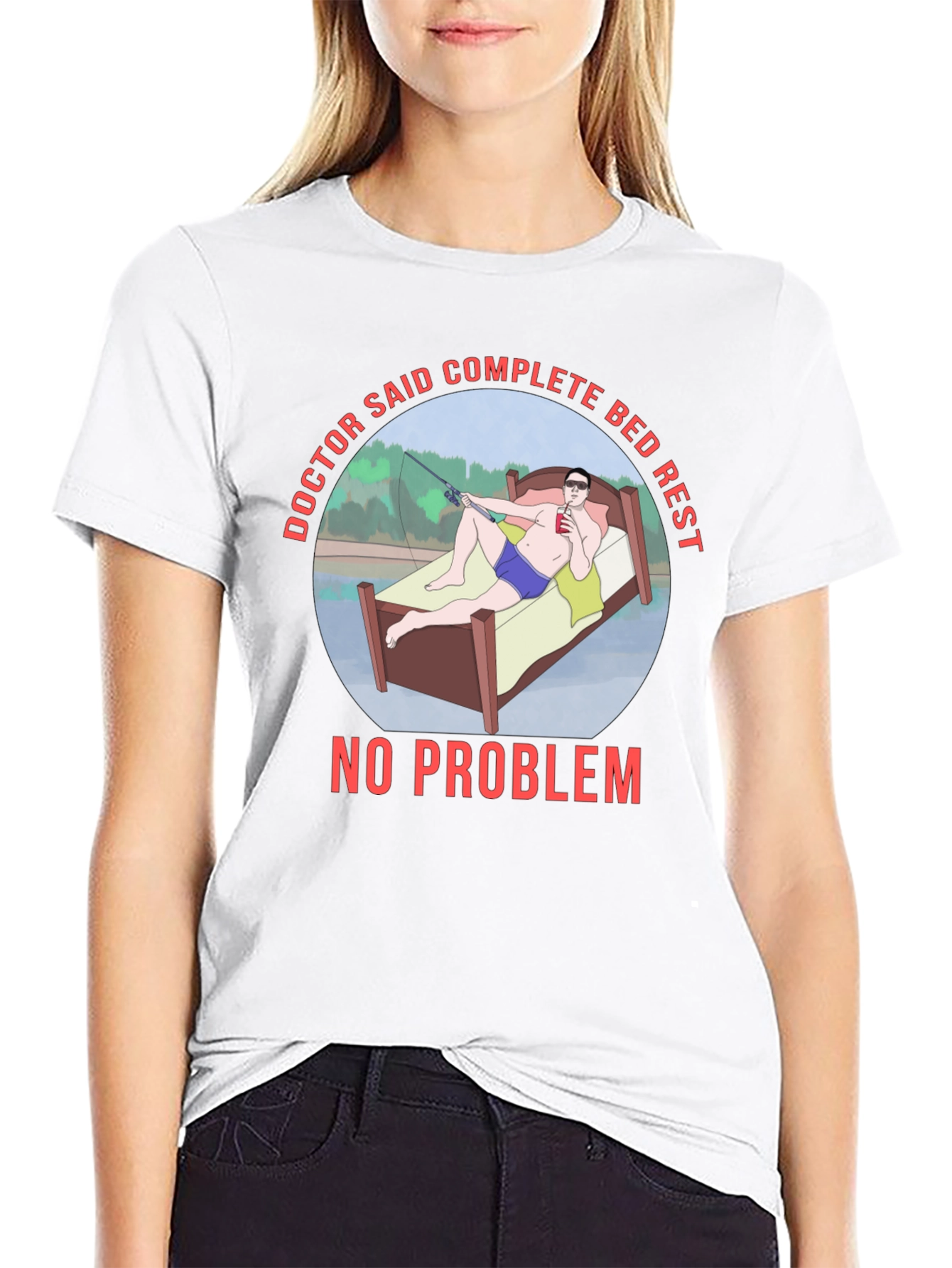 Doctor Said Bed Rest T-Shirt Funny Fishing Tee