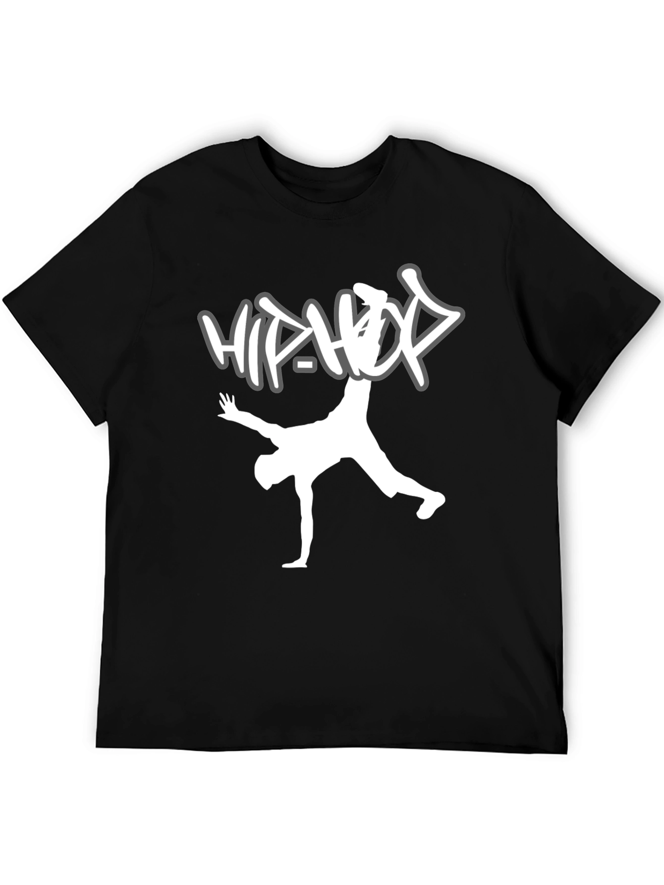 Hip Hop Dancer Graphic Tee - Black