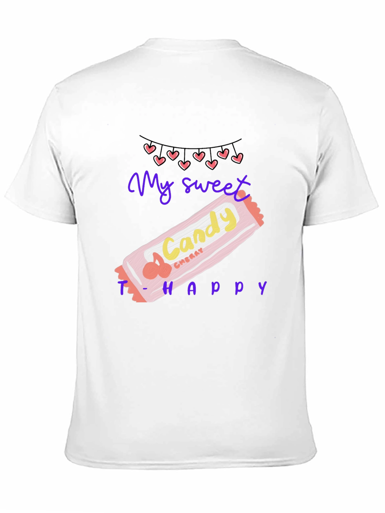 Sweet Candy Cherry Happy T-Shirt