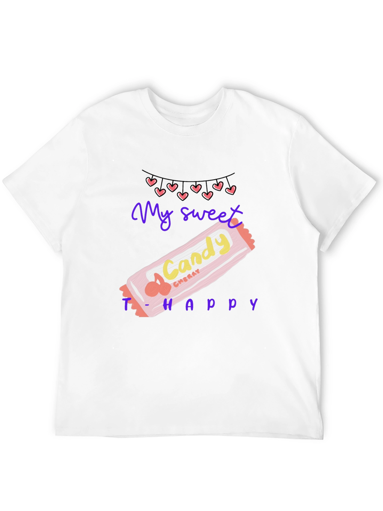 Sweet Candy Cherry Happy T-Shirt