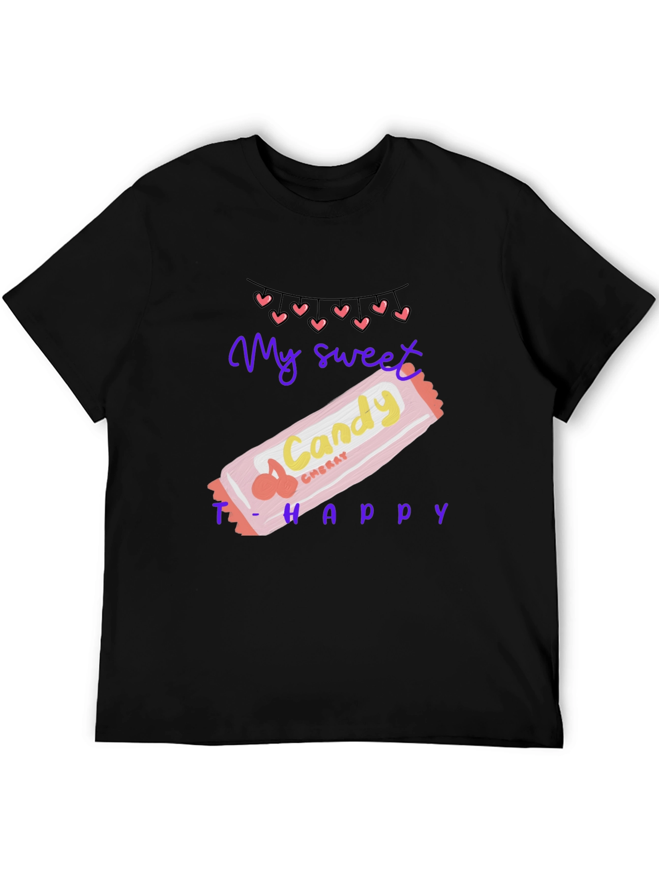 Sweet Candy Cherry Happy T-Shirt
