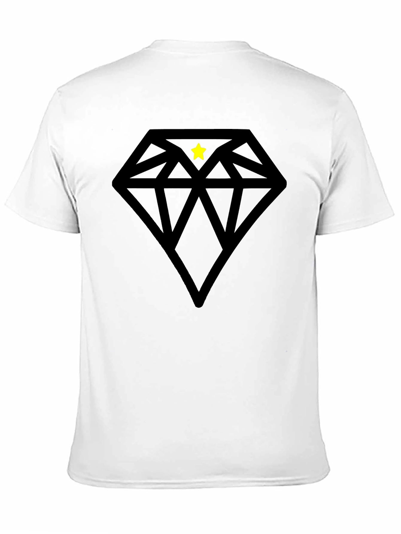 Black Diamond Star Tee - Cool Graphic Shirt