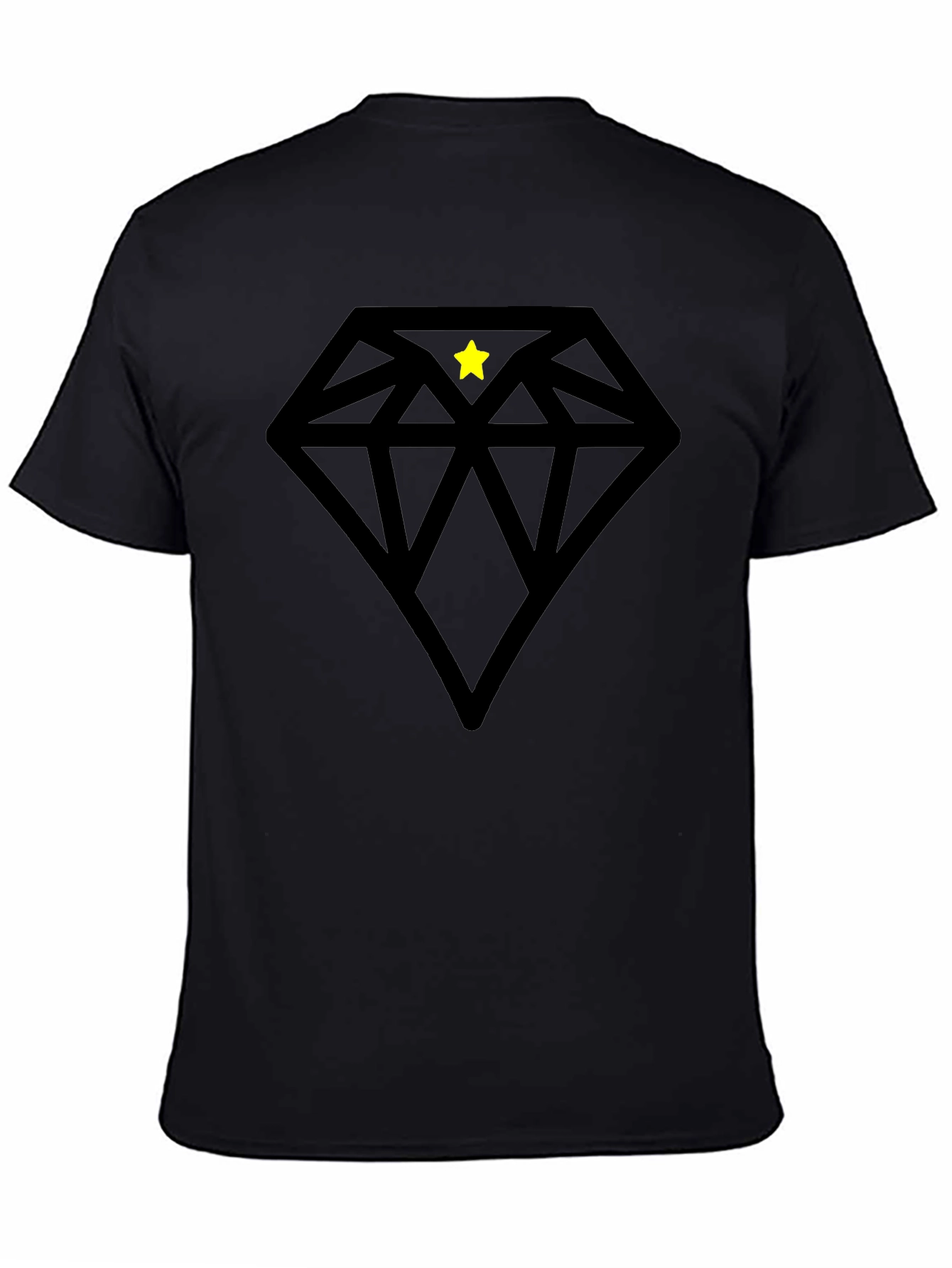 Black Diamond Star Tee - Cool Graphic Shirt