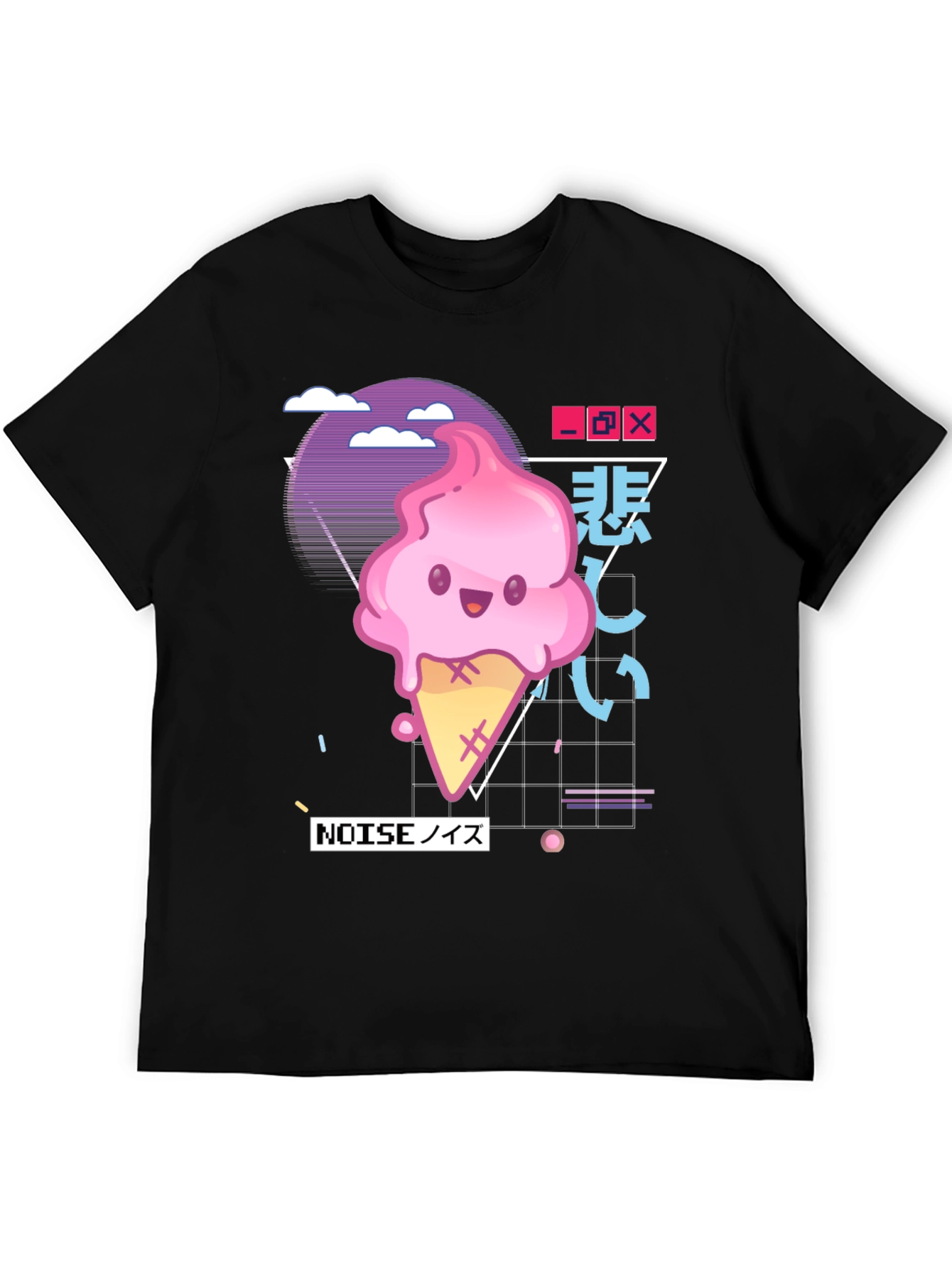 Kawaii Ice Cream Vaporwave T-Shirt