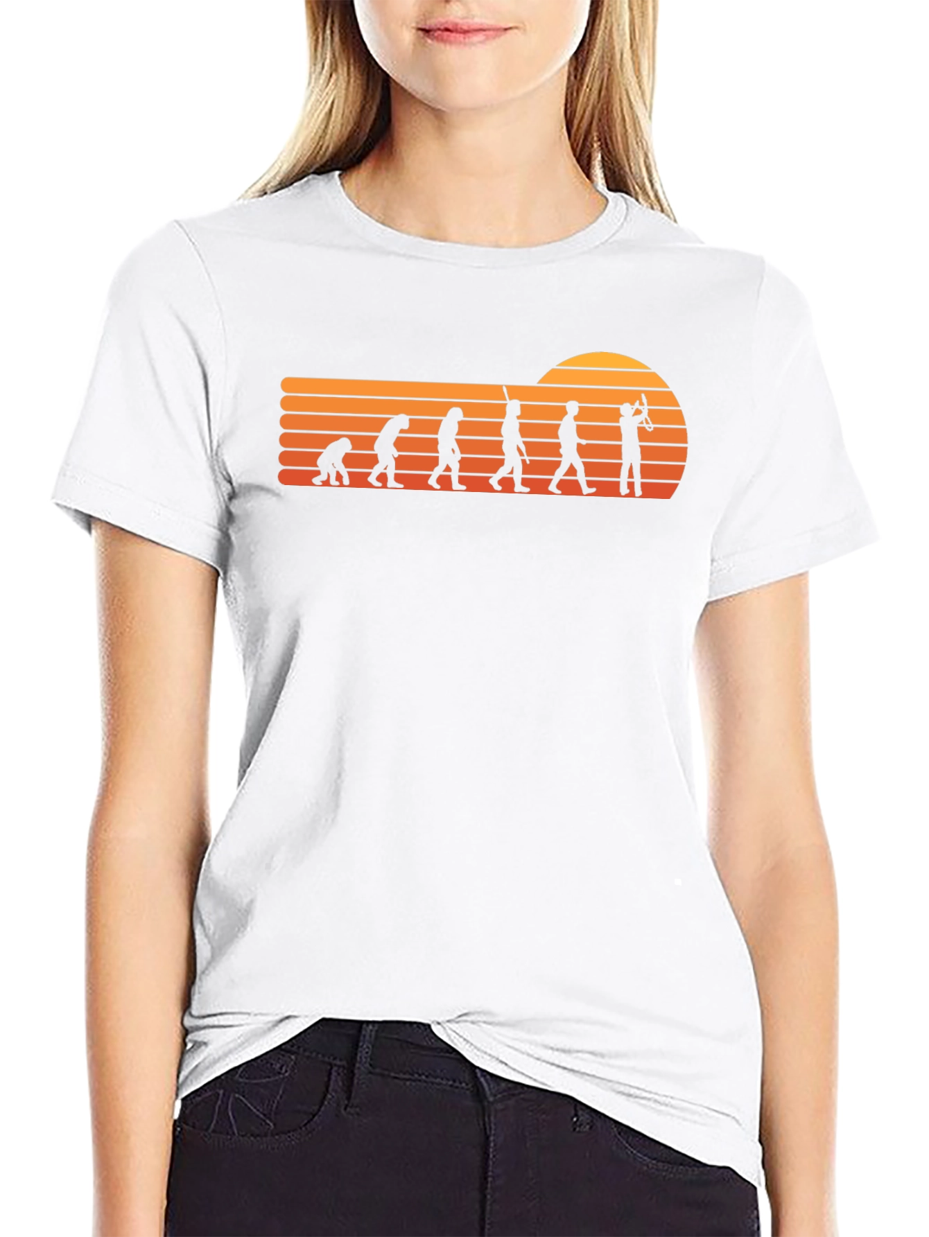 Evolution of Trumpet Player T-Shirt