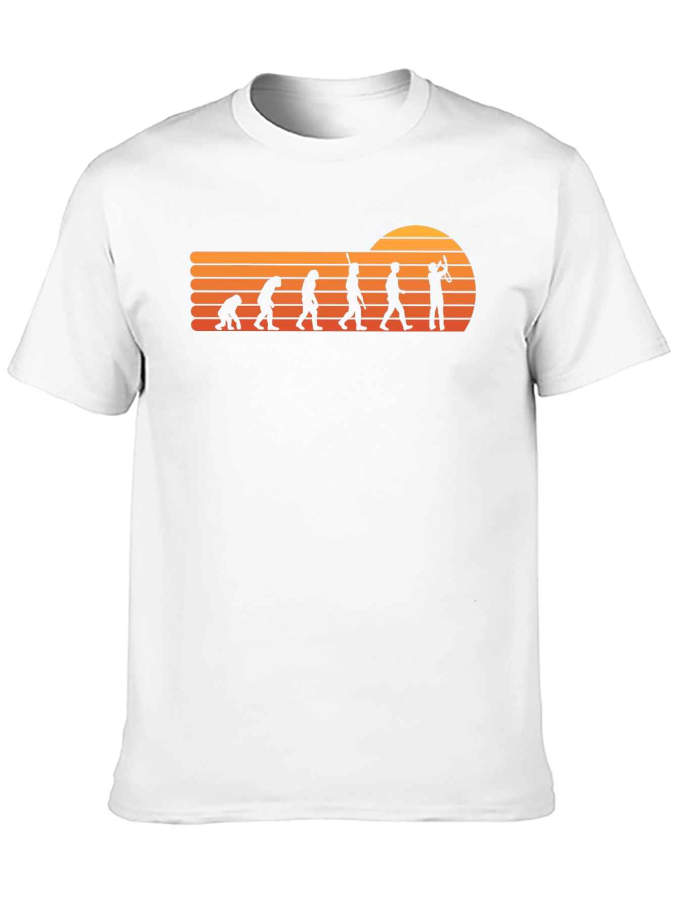 Evolution of Trumpet Player T-Shirt