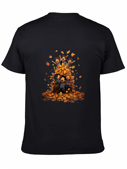 Autumn Kids Graphic Tee - Black