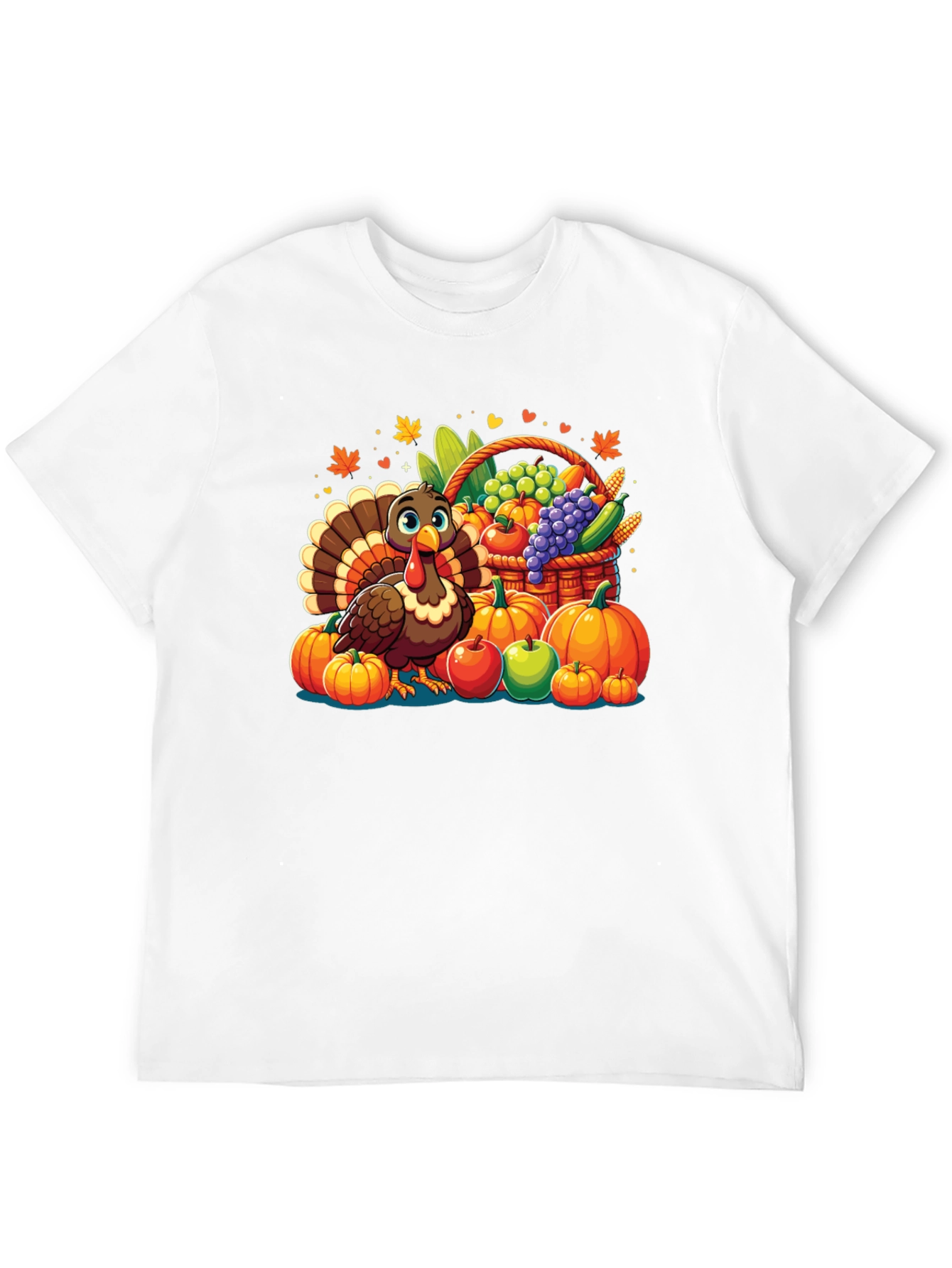 Thanksgiving Turkey & Harvest T-Shirt
