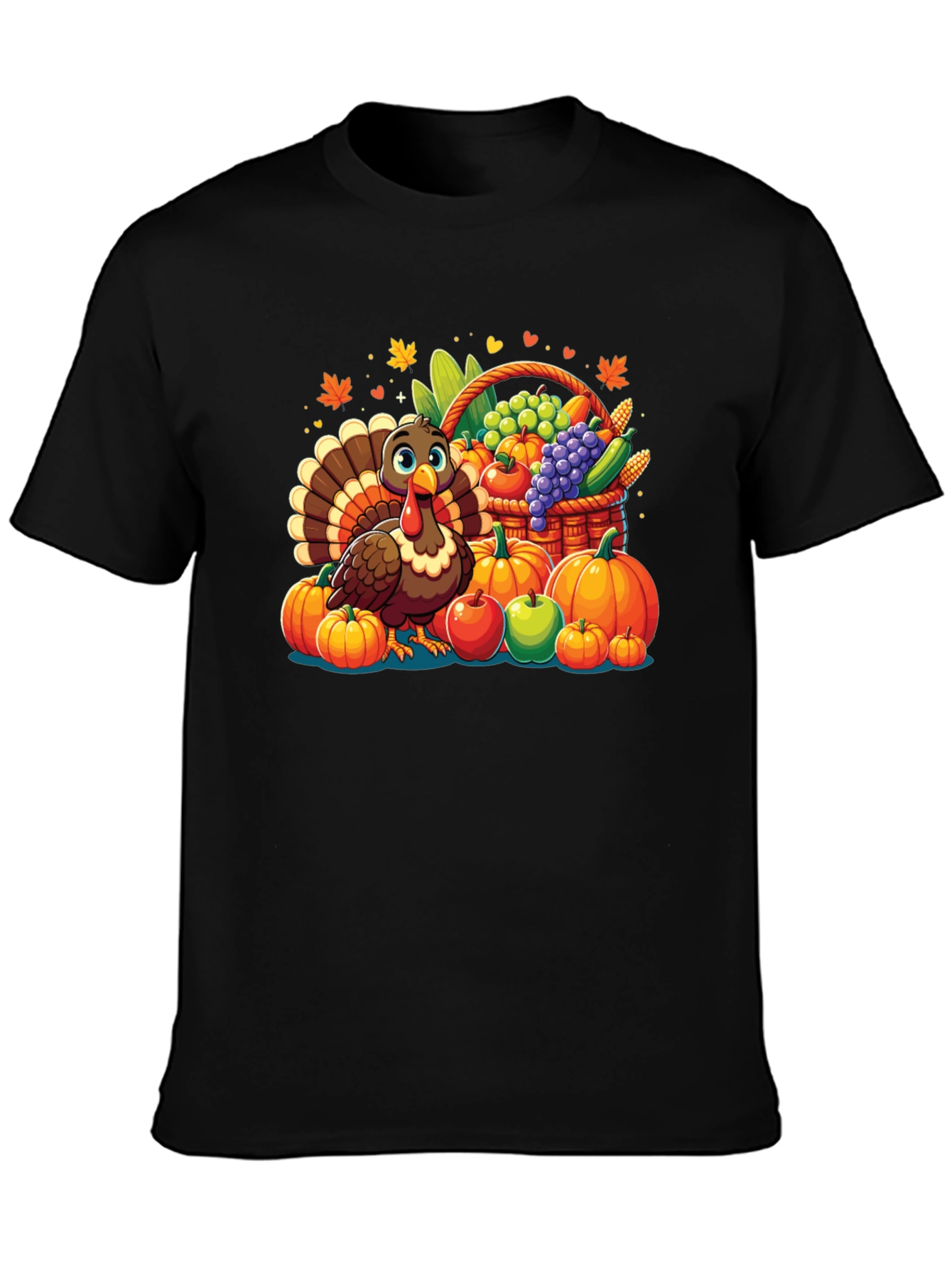 Thanksgiving Turkey & Harvest T-Shirt