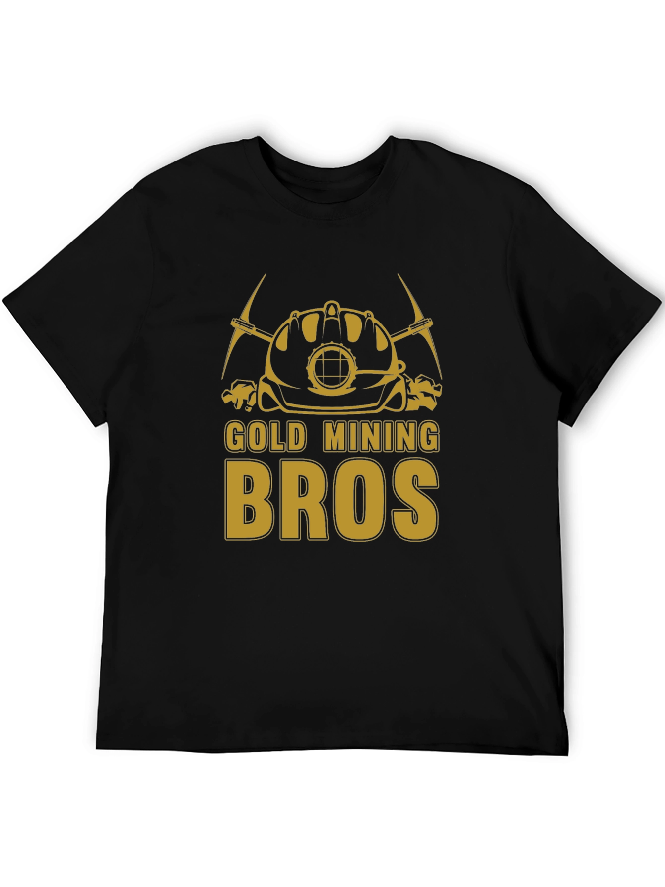 Gold Mining Bros T-Shirt - Black