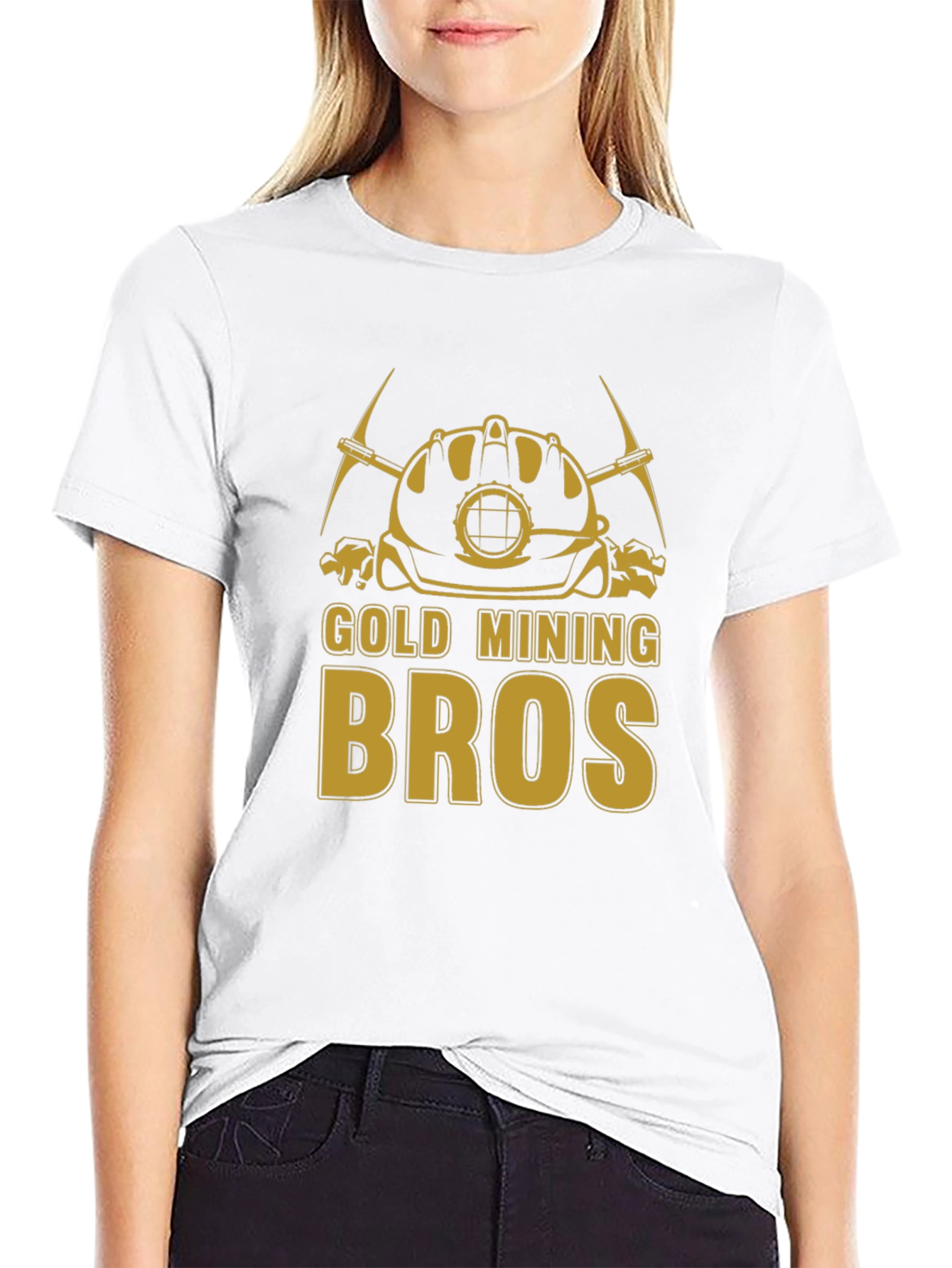 Gold Mining Bros T-Shirt - Black