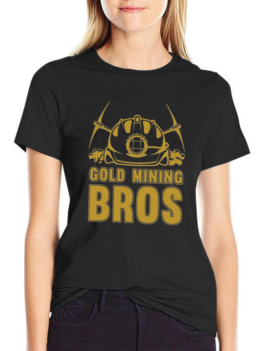 Gold Mining Bros T-Shirt - Black