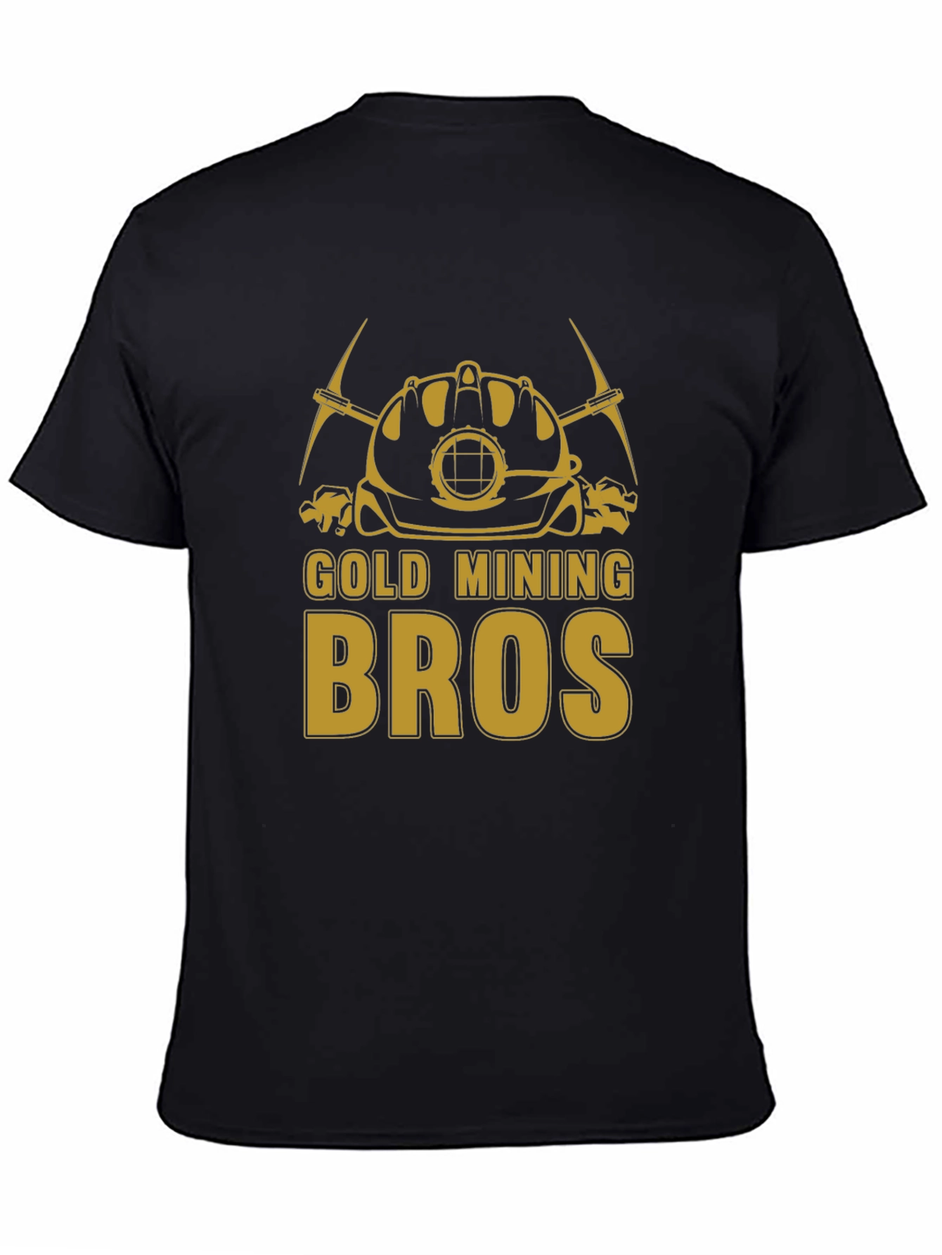 Gold Mining Bros T-Shirt - Black
