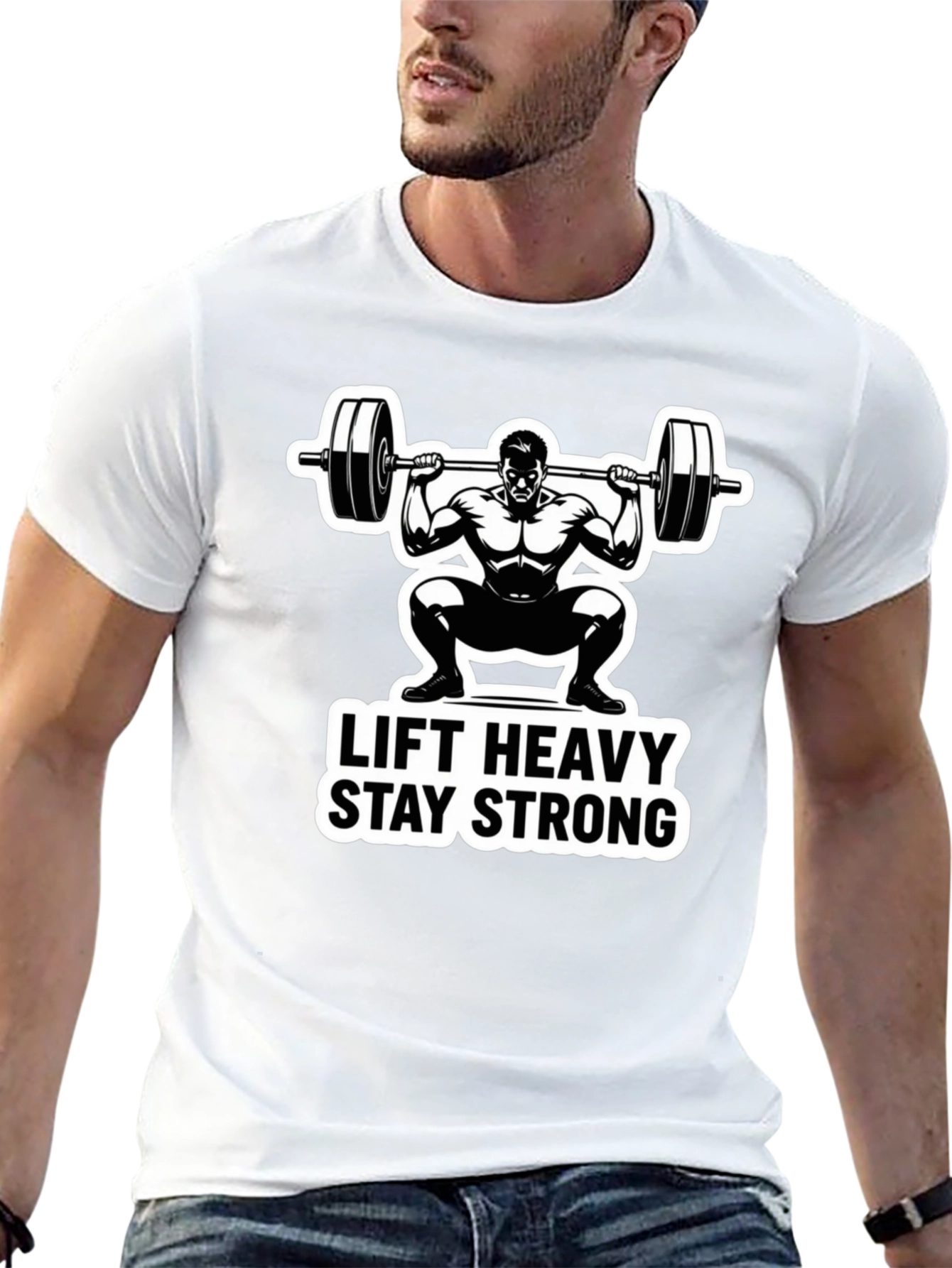 Lift Heavy Stay Strong Graphic T-Shirt