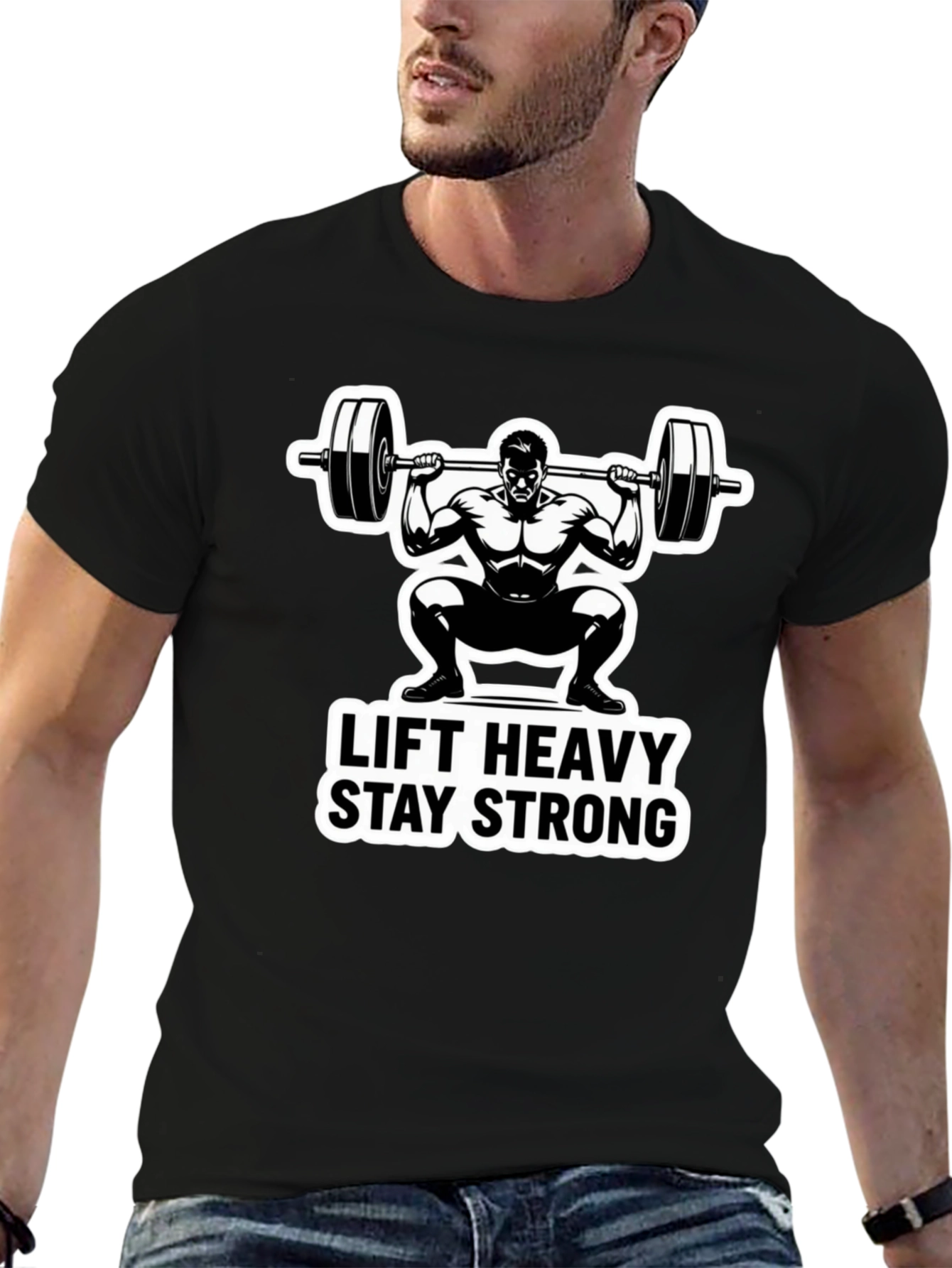 Lift Heavy Stay Strong Graphic T-Shirt