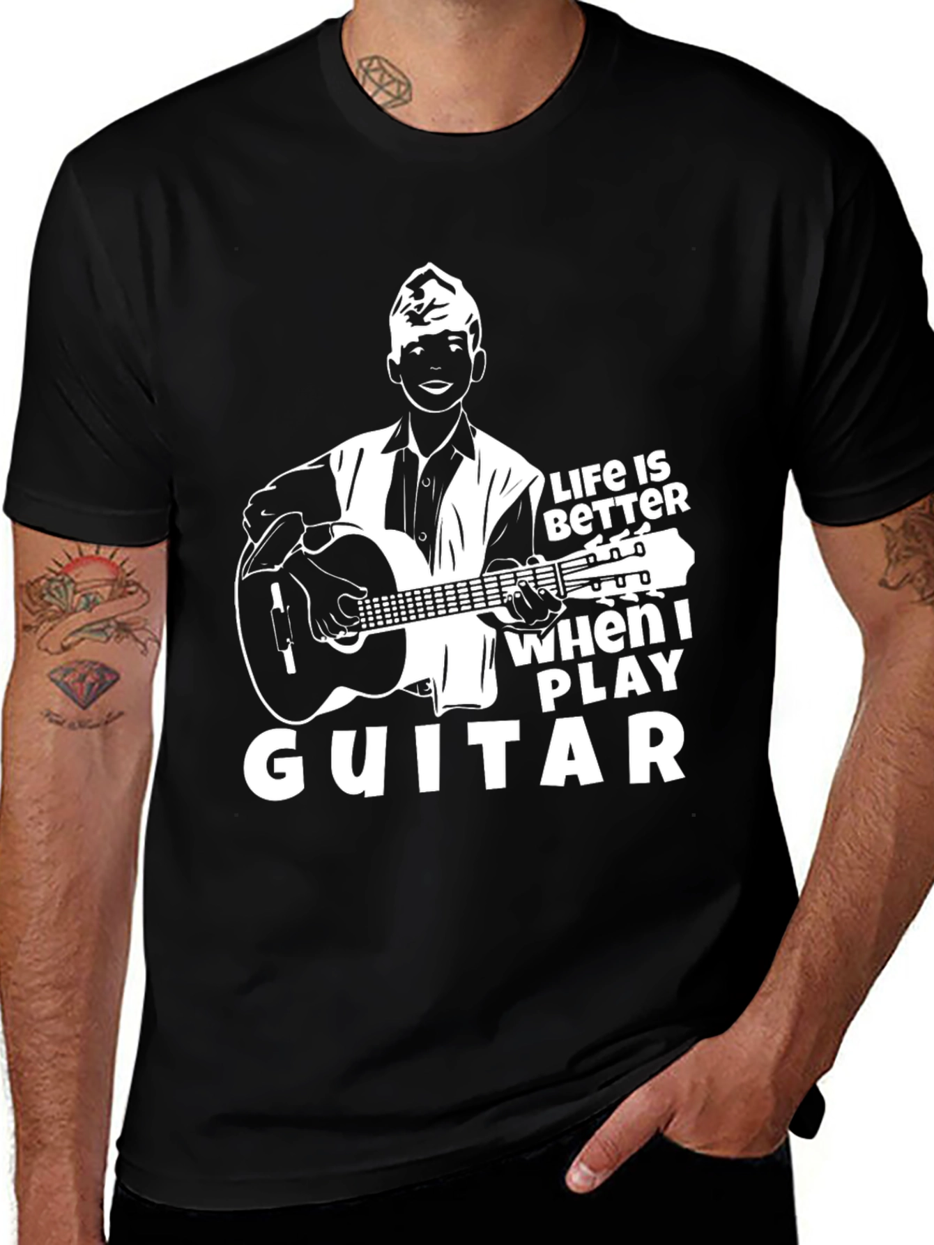 Life is Better Guitar T-Shirt