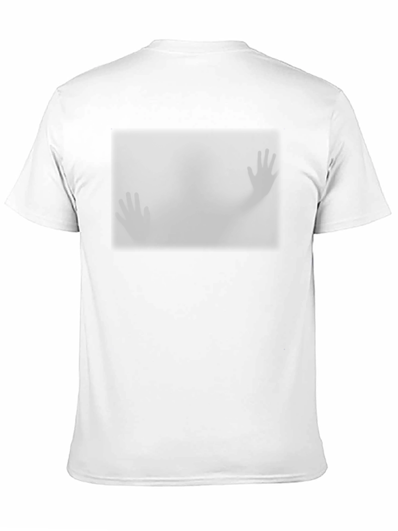 Mysterious Hands Graphic Tee - Black Cotton Blend