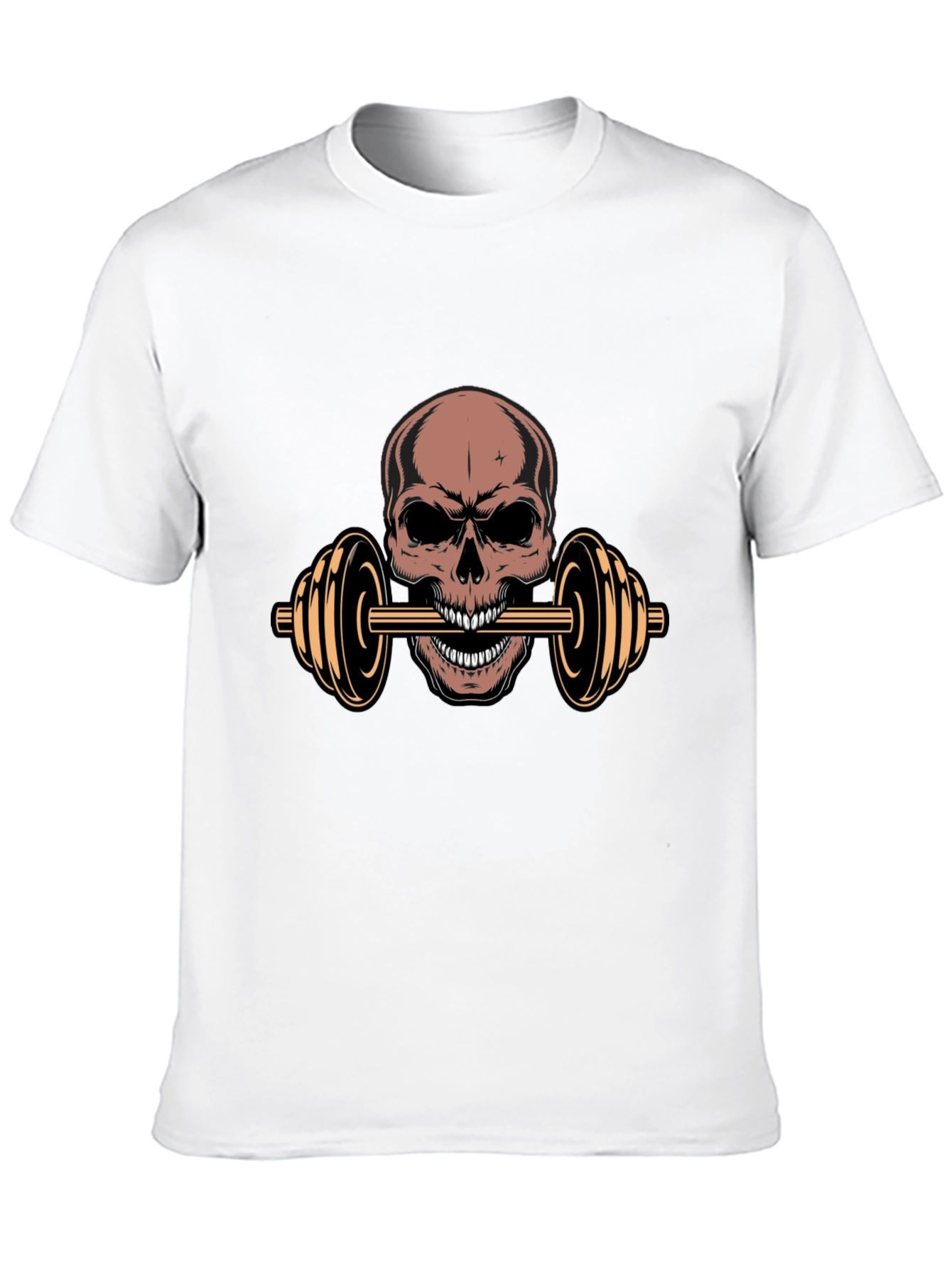 Skull Lifting Barbell T-Shirt