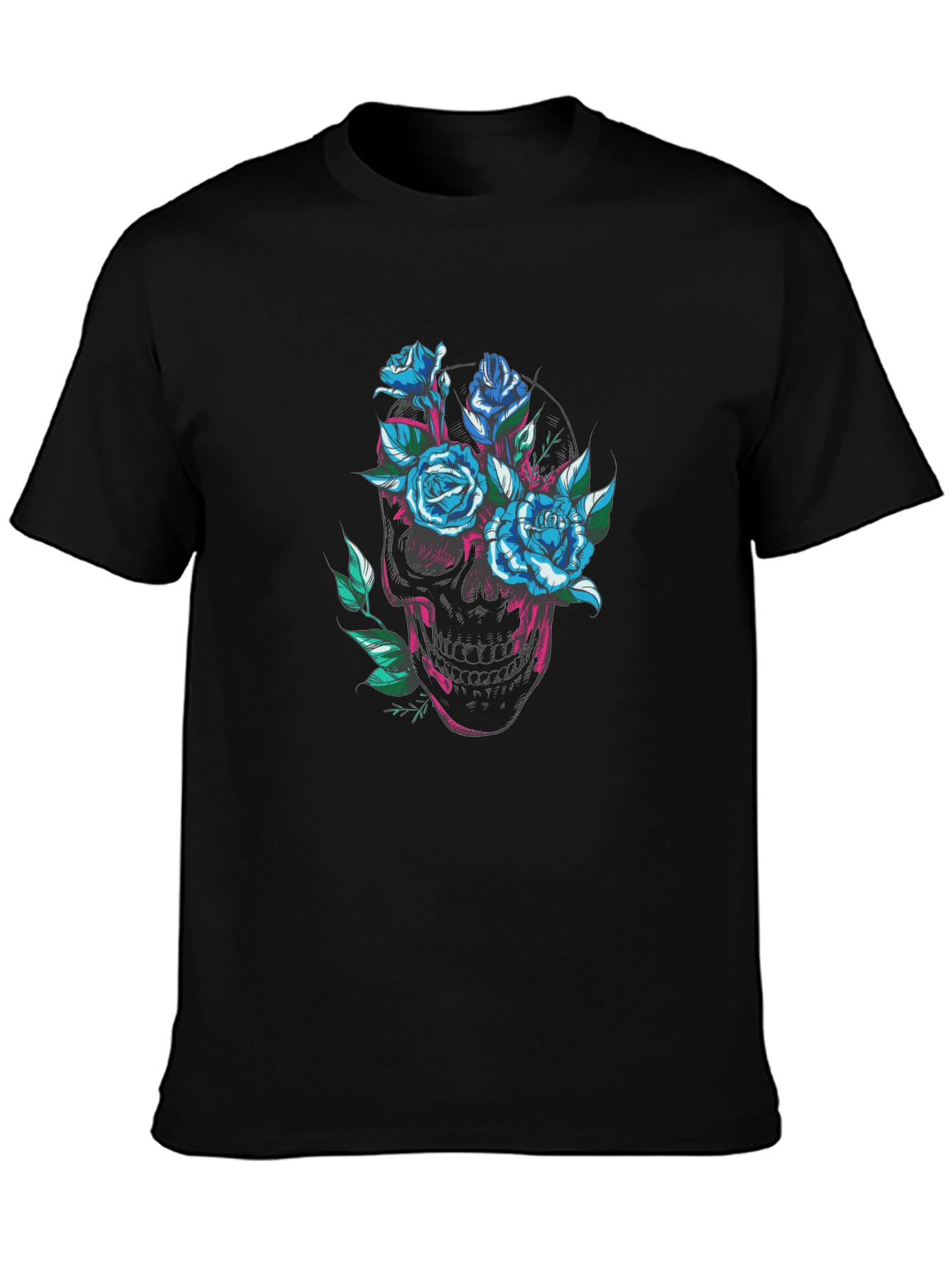 Skull and Roses Graphic Tee