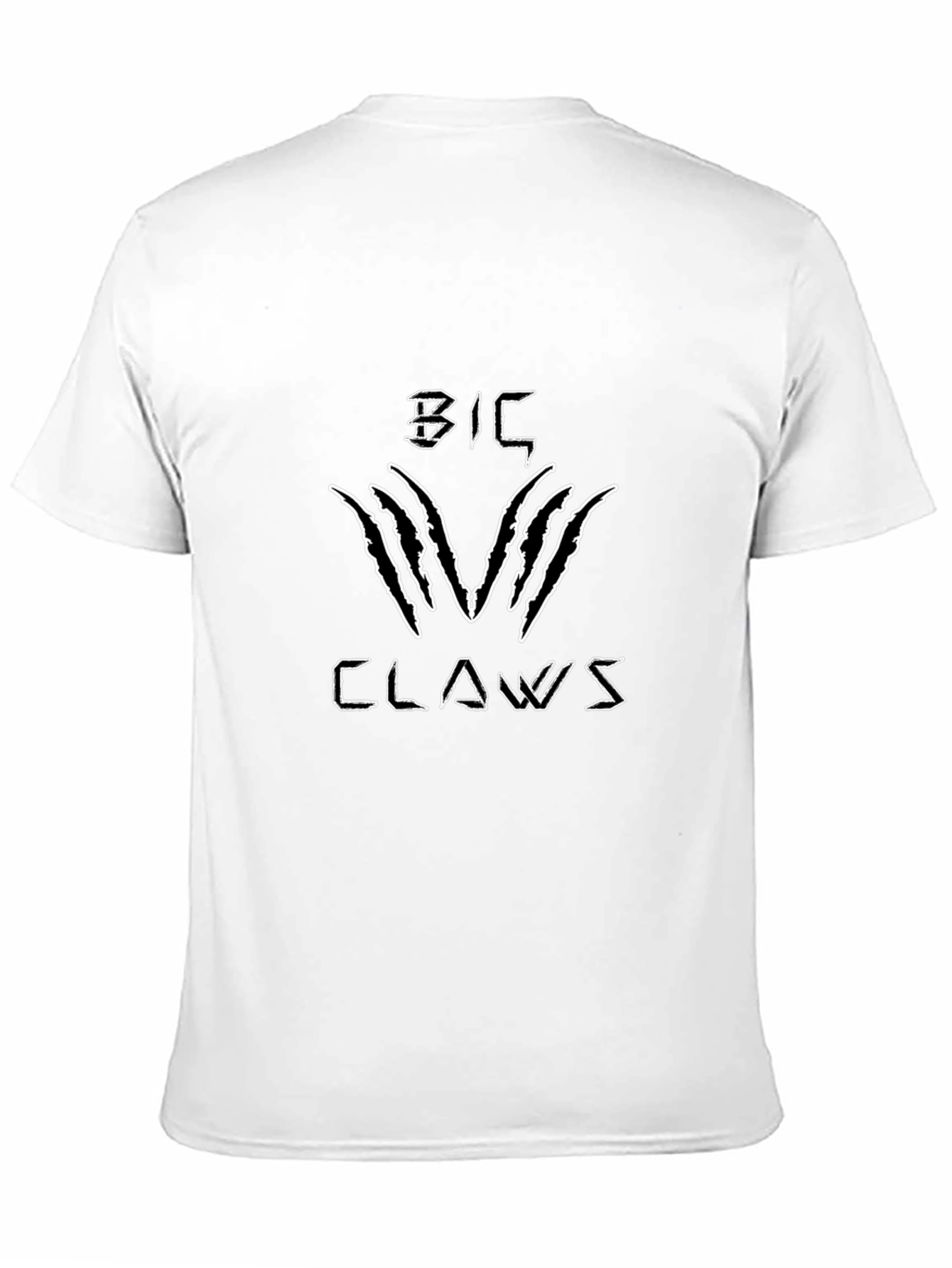 Big Claws Graphic Tee - Black Cotton T-Shirt