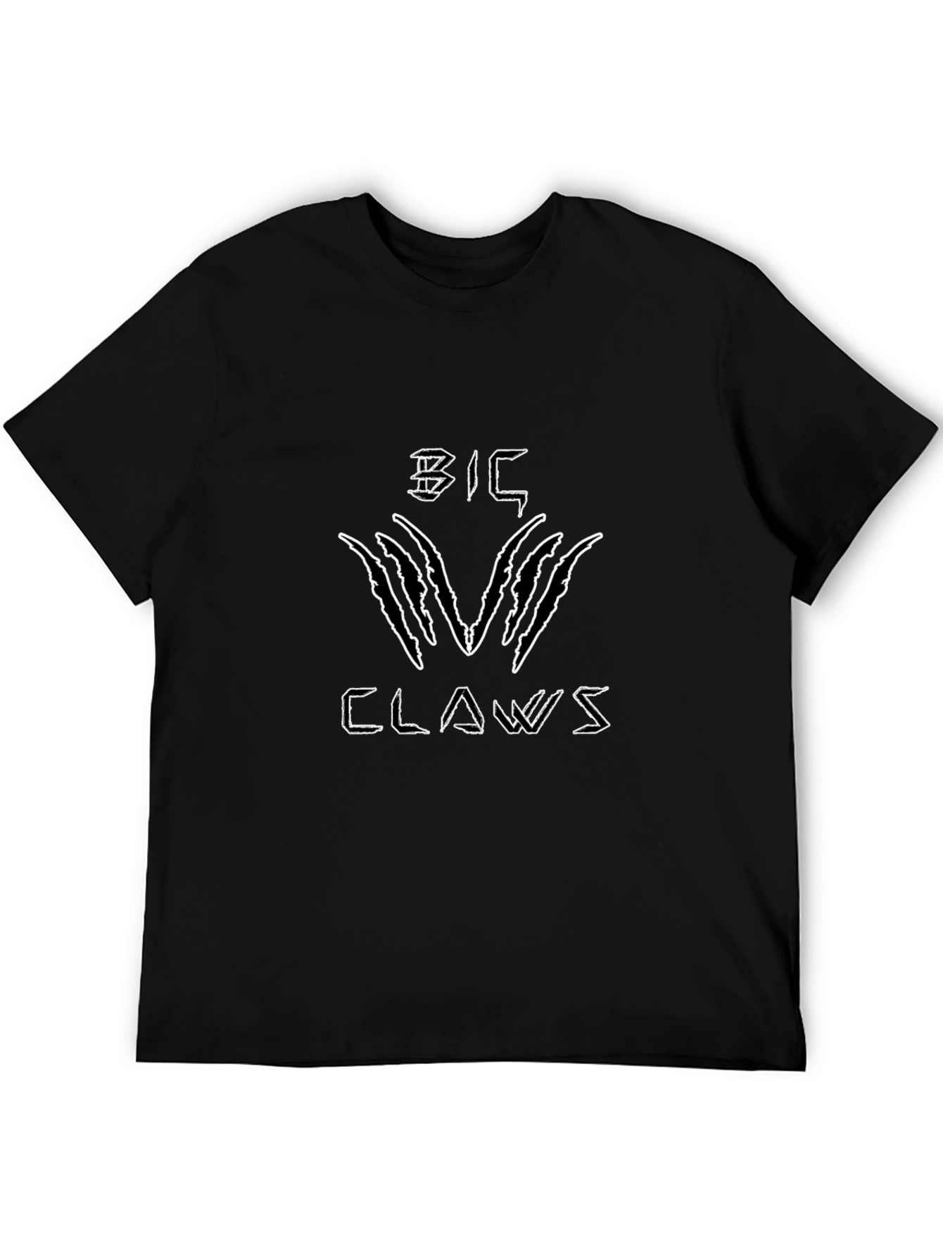 Big Claws Graphic Tee - Black Cotton T-Shirt