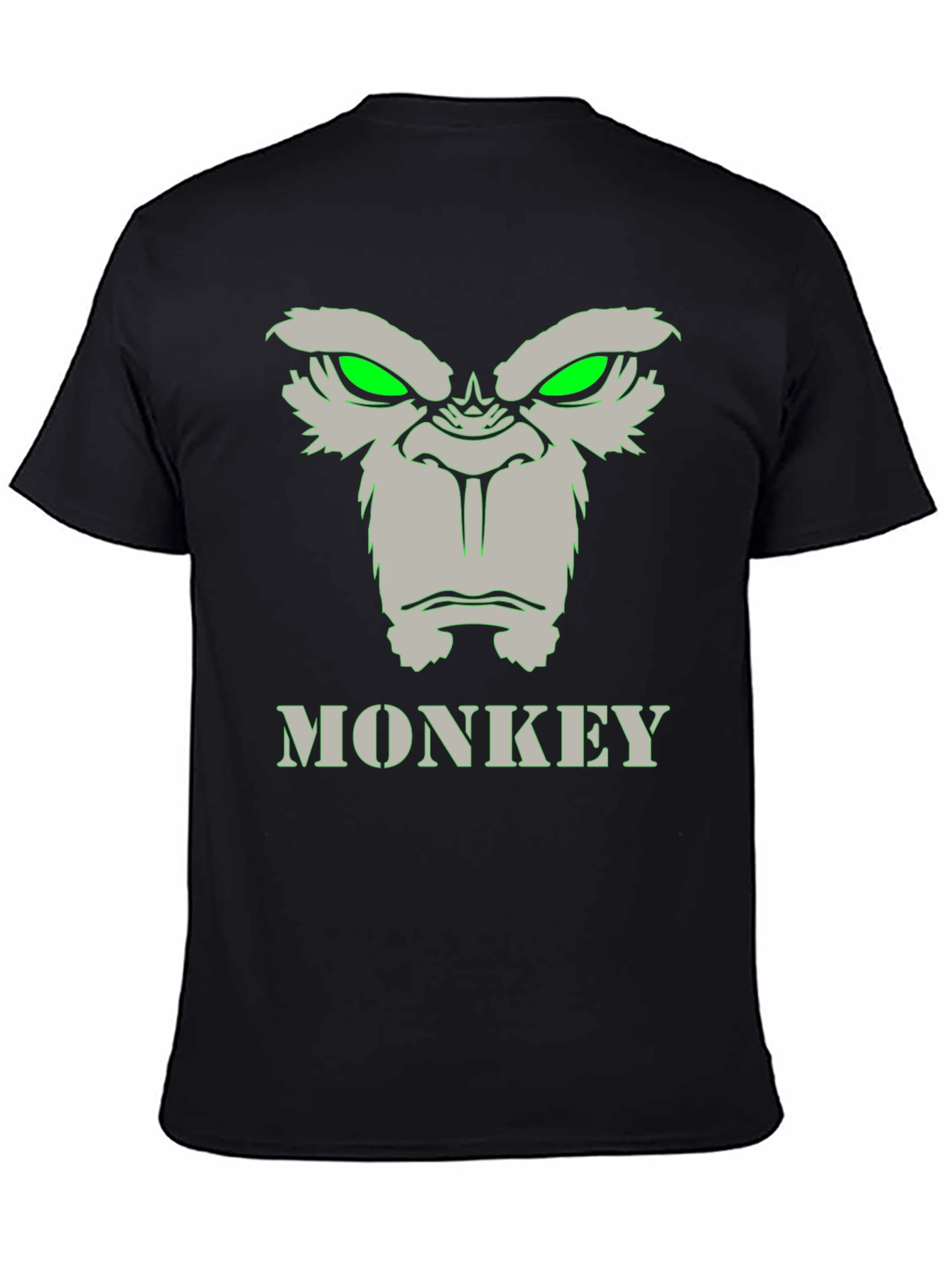 Monkey Graphic Tee - Mens Crew Neck T-Shirt