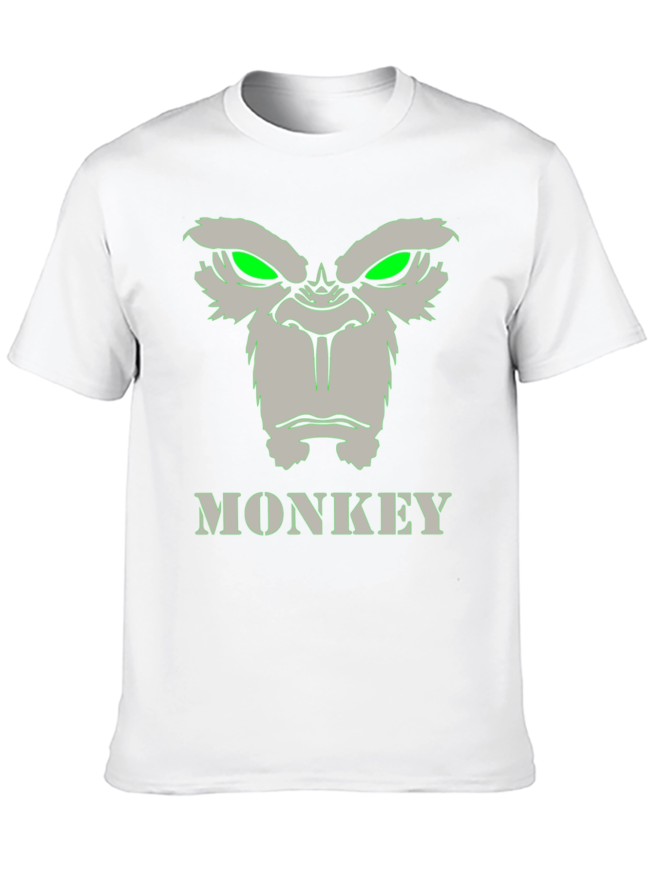 Monkey Graphic Tee - Mens Crew Neck T-Shirt