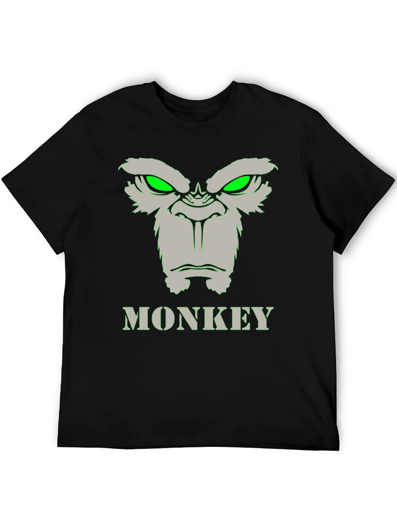 Monkey Graphic Tee - Mens Crew Neck T-Shirt