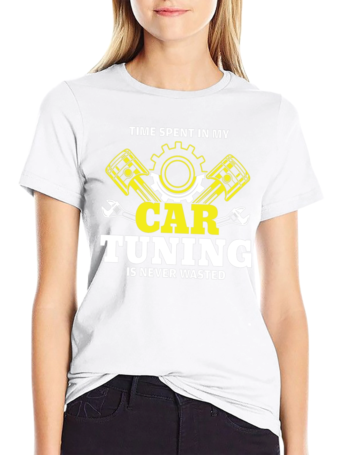 Car Tuning T-Shirt: Time Spent Never Wasted