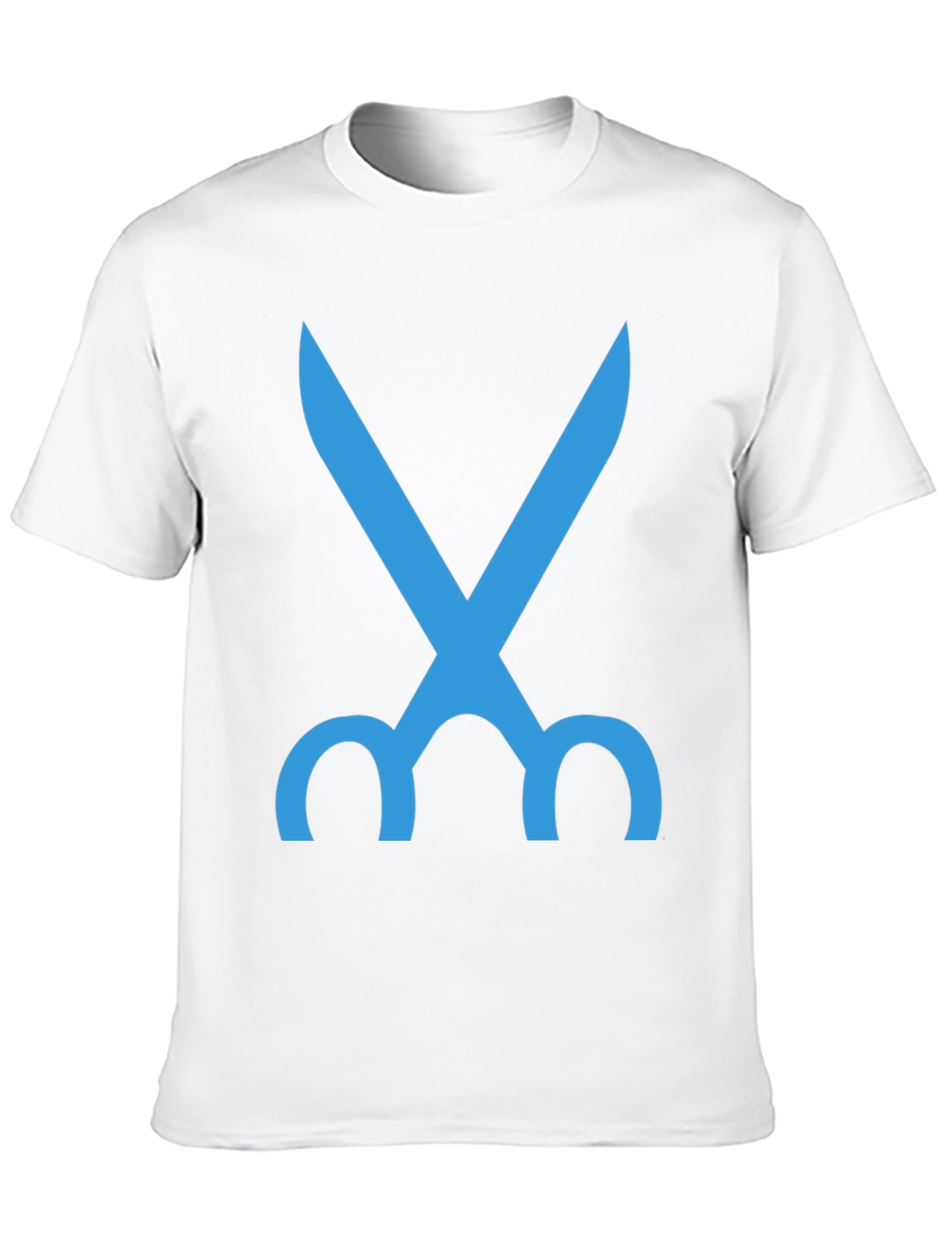 Scissors Graphic Tee - Mens Black T-Shirt