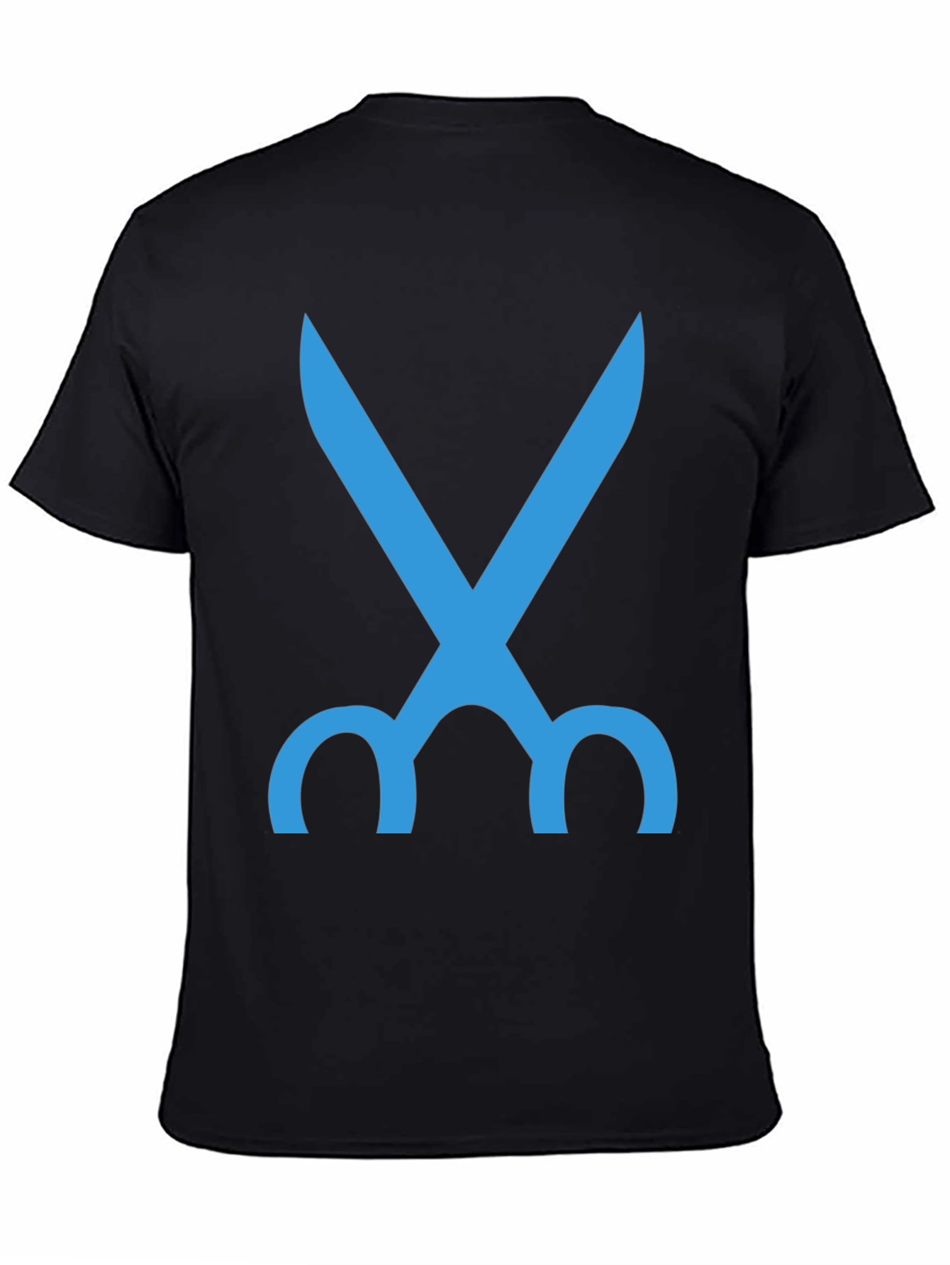 Scissors Graphic Tee - Mens Black T-Shirt
