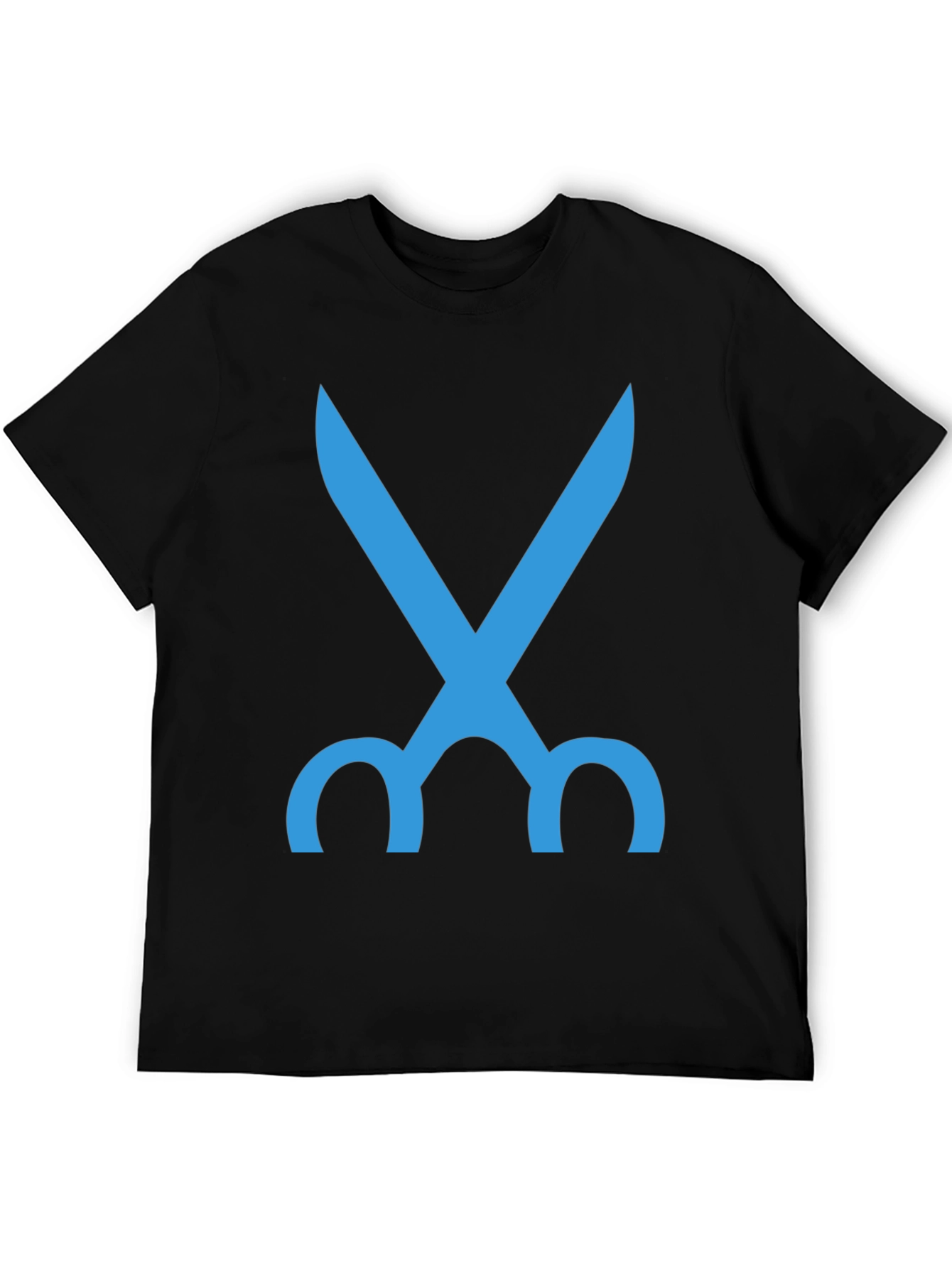 Scissors Graphic Tee - Mens Black T-Shirt