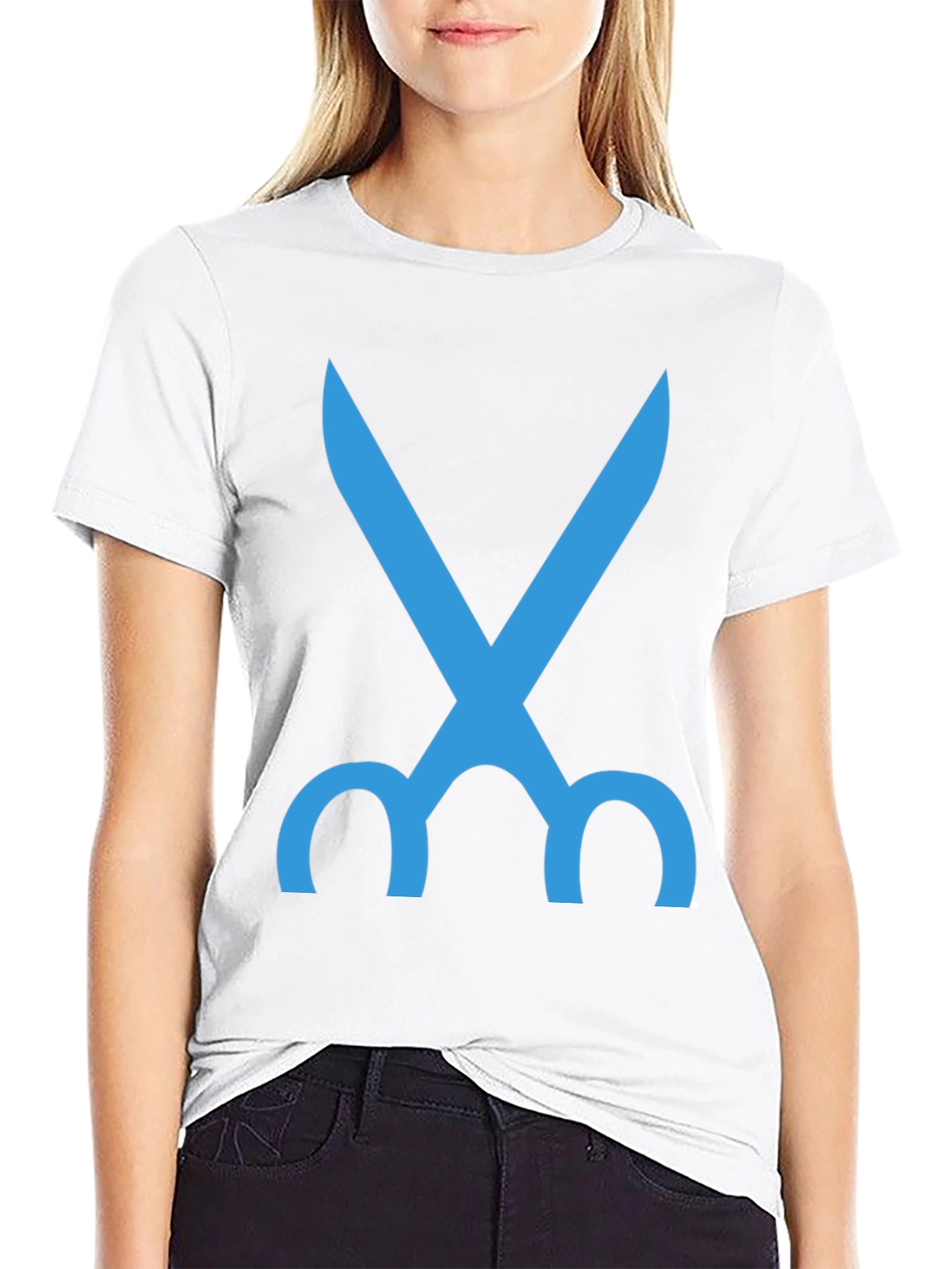 Scissors Graphic Tee - Mens Black T-Shirt