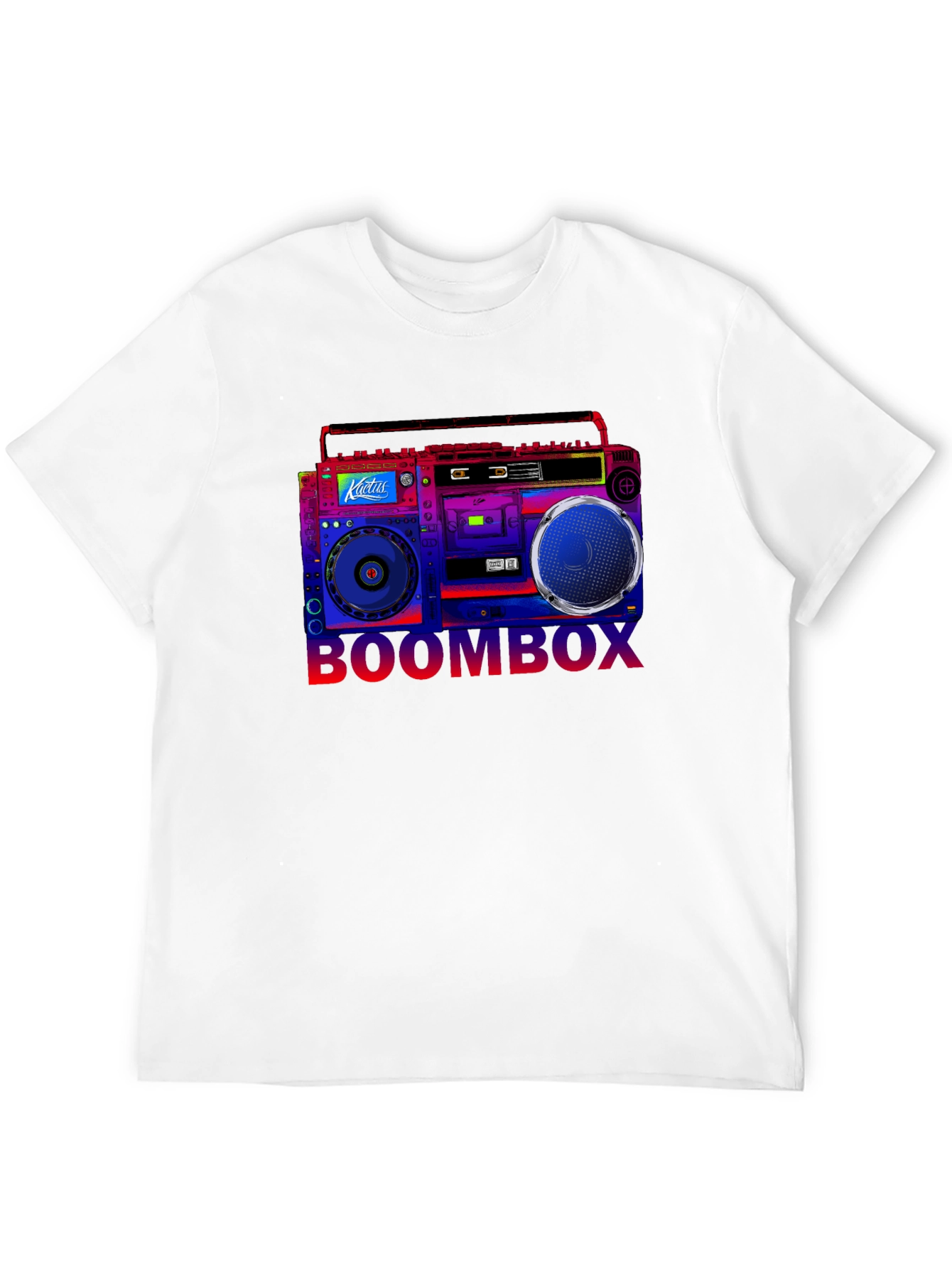 Boombox Graphic T-Shirt - Retro Music Style
