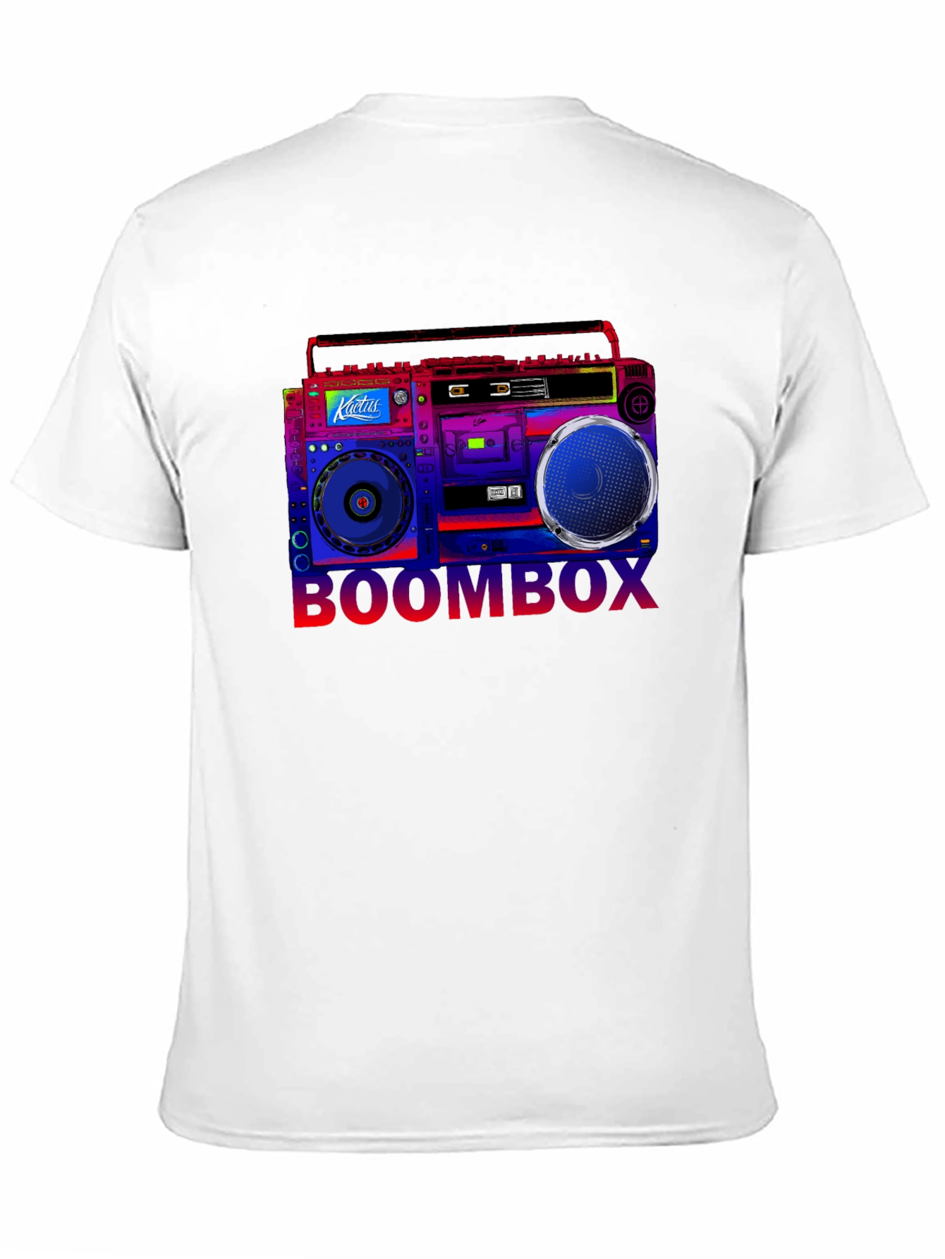 Boombox Graphic T-Shirt - Retro Music Style