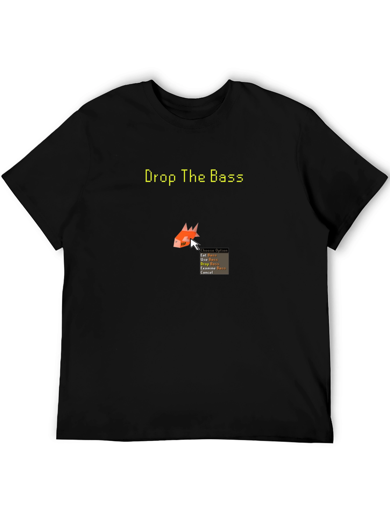 Drop the Bass Funny Graphic Tee