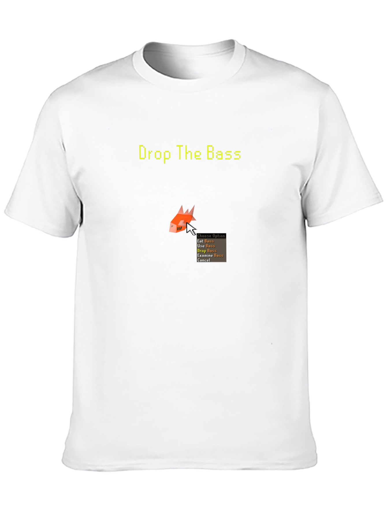 Drop the Bass Funny Graphic Tee